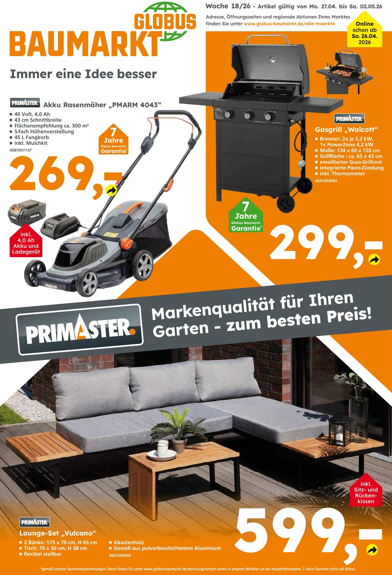 Globus Baumarkt Wöchentliche Prospekte