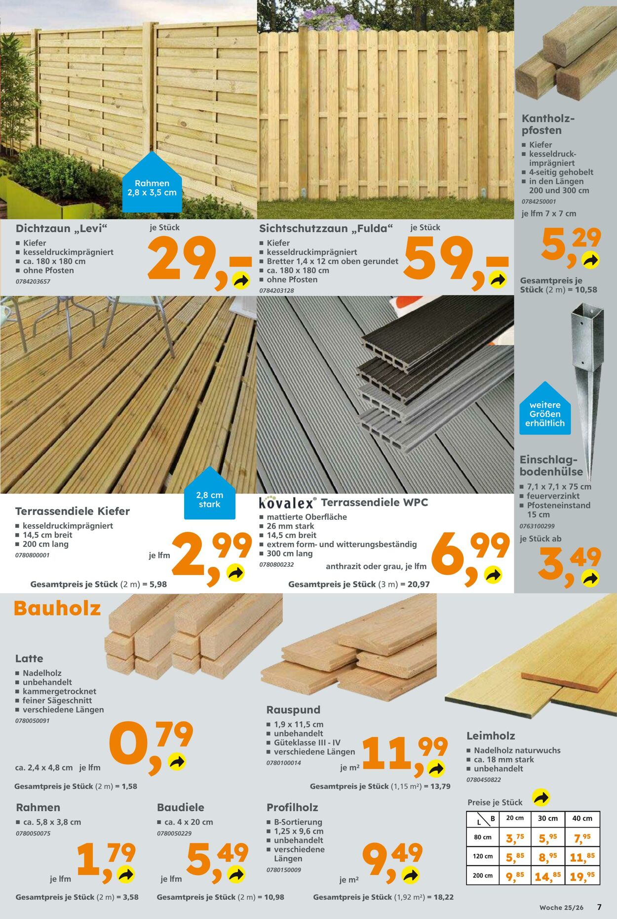 Prospekt Globus Baumarkt 14.06.2026 - 20.06.2026