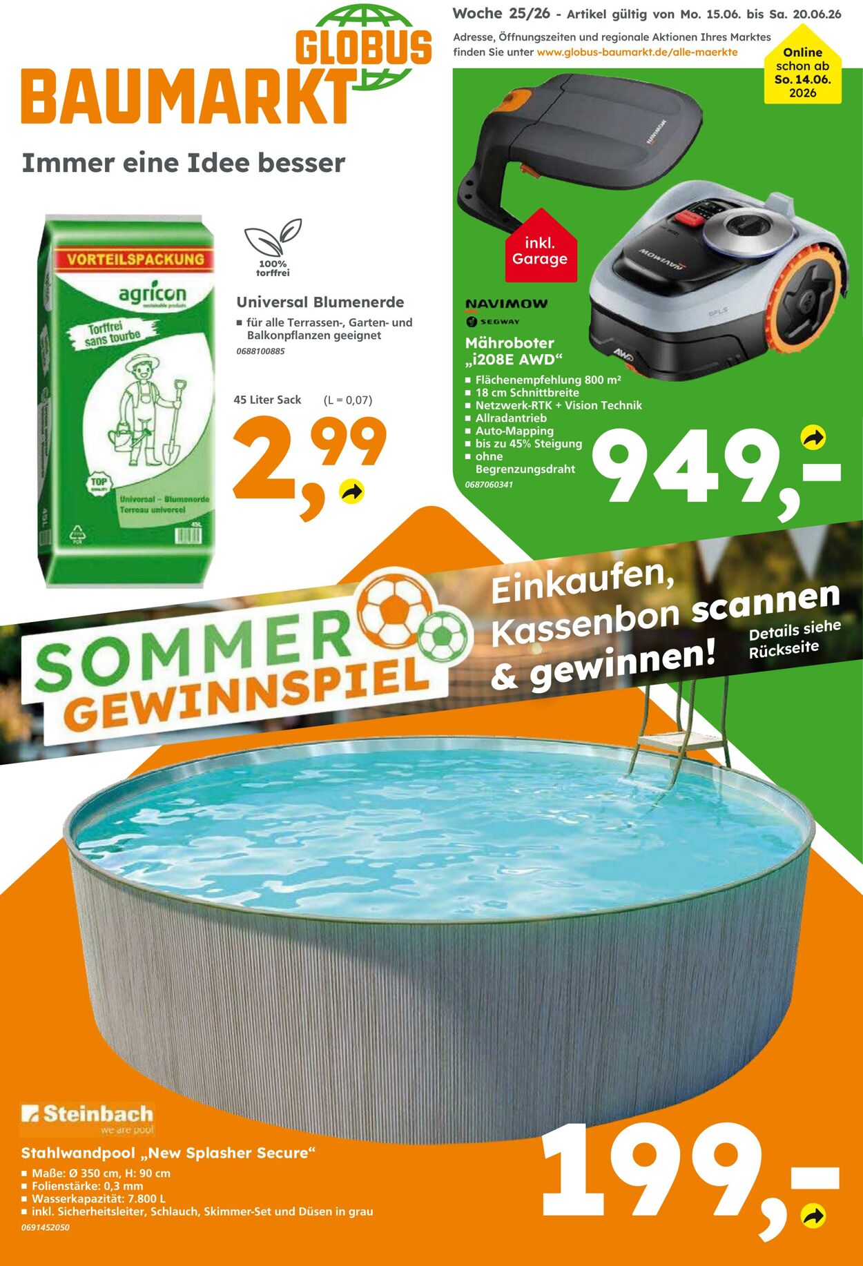 Globus Baumarkt Wöchentliche Prospekte