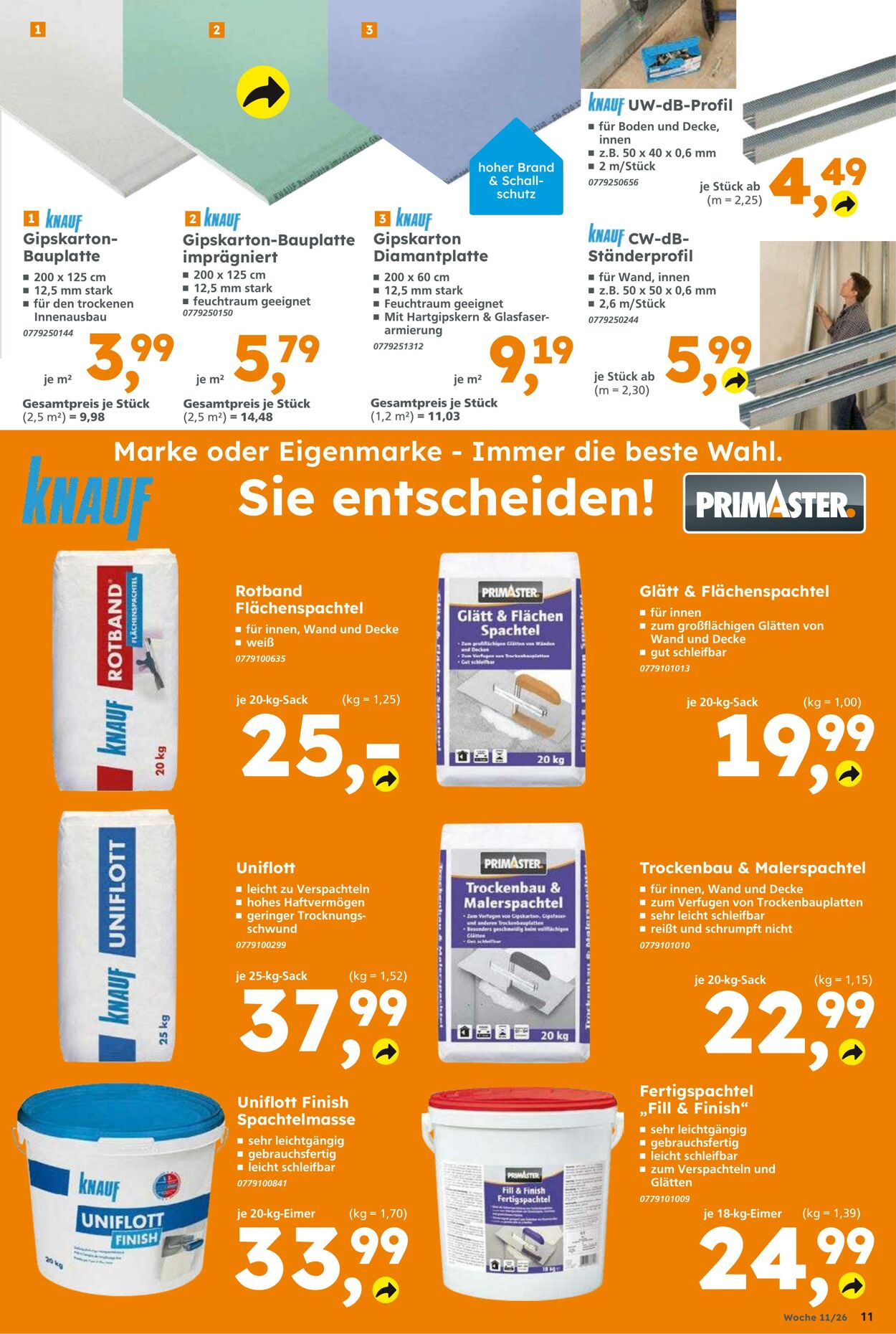 Prospekt Globus Baumarkt 08.03.2026 - 14.03.2026