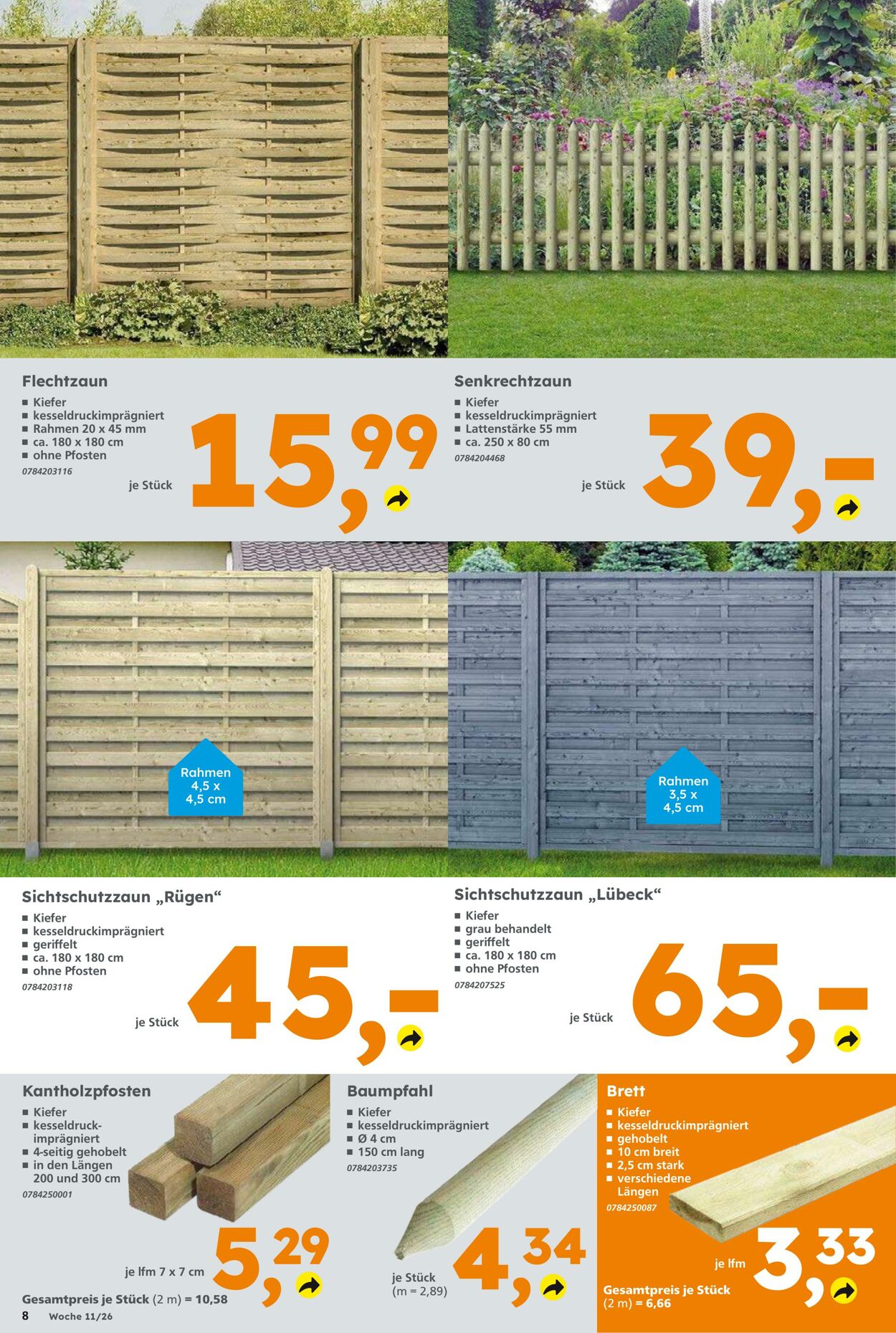Prospekt Globus Baumarkt 08.03.2026 - 14.03.2026