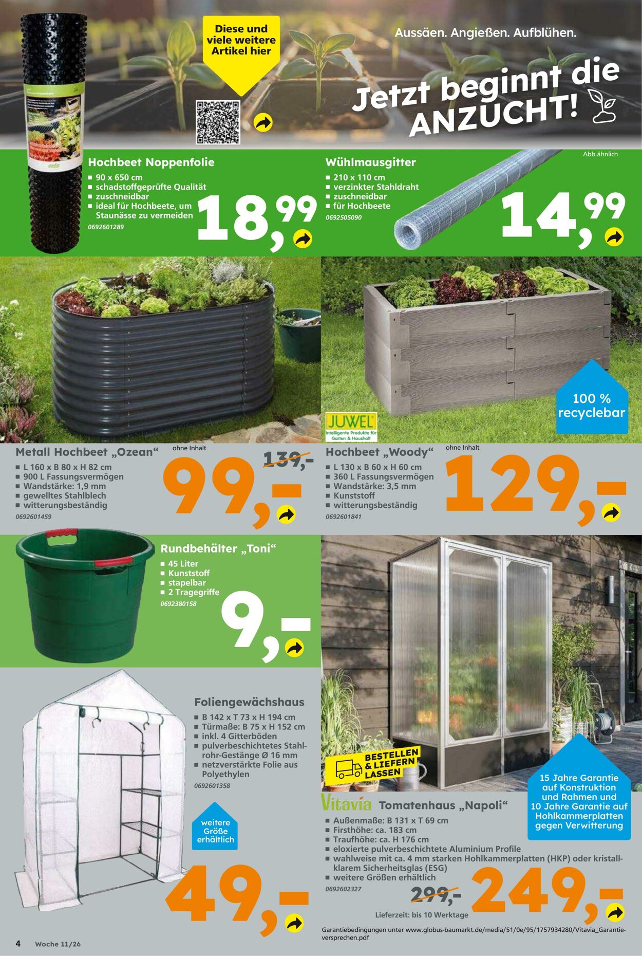 Prospekt Globus Baumarkt 08.03.2026 - 14.03.2026