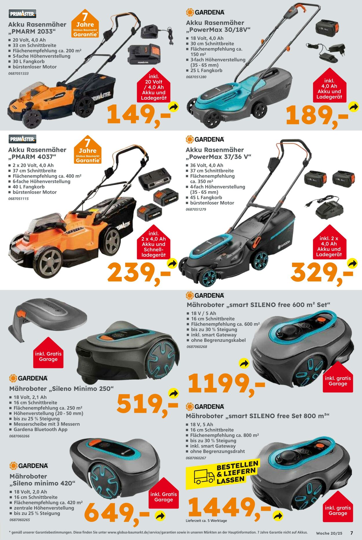 Prospekt Globus Baumarkt 11.05.2025 - 17.05.2025