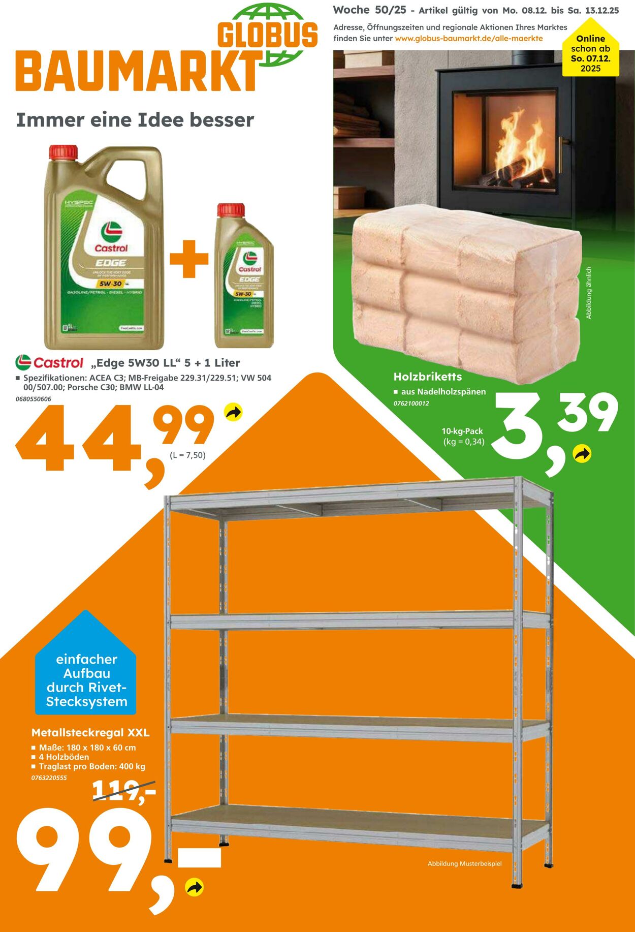 Prospekt Globus Baumarkt 07.12.2025 - 13.12.2025