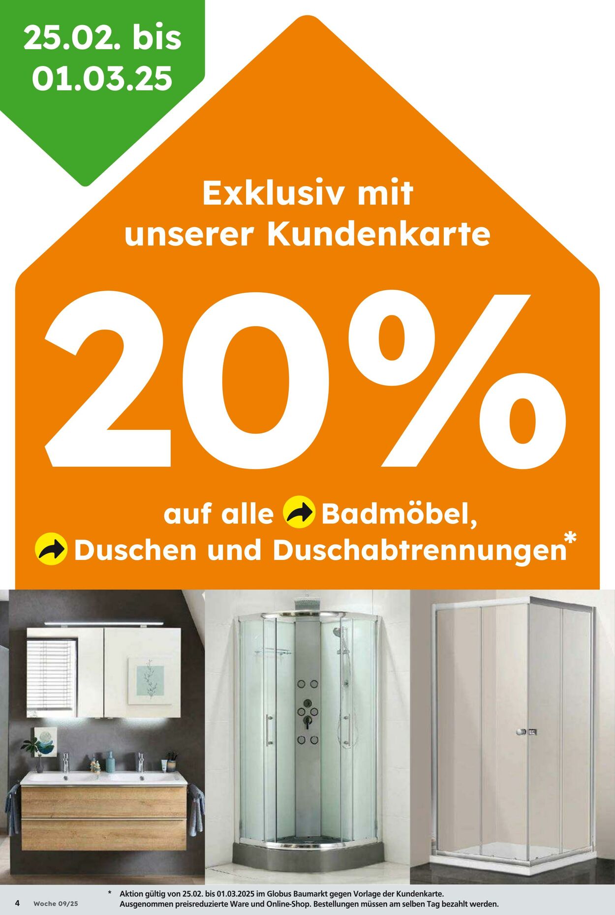 Prospekt Globus Baumarkt 25.02.2025 - 01.03.2025