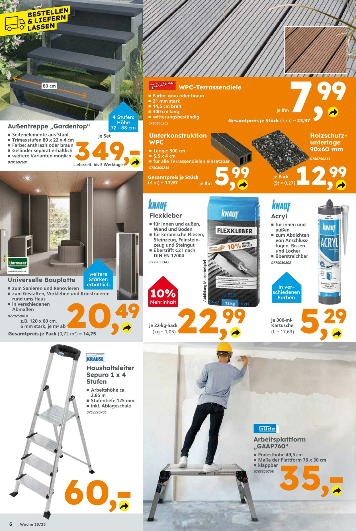 Prospekt Globus Baumarkt 10.08.2025 - 16.08.2025