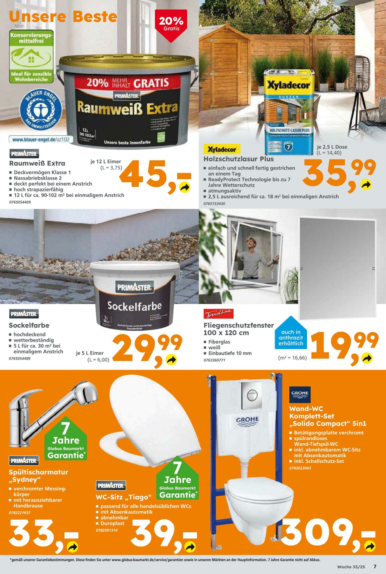 Prospekt Globus Baumarkt 10.08.2025 - 16.08.2025