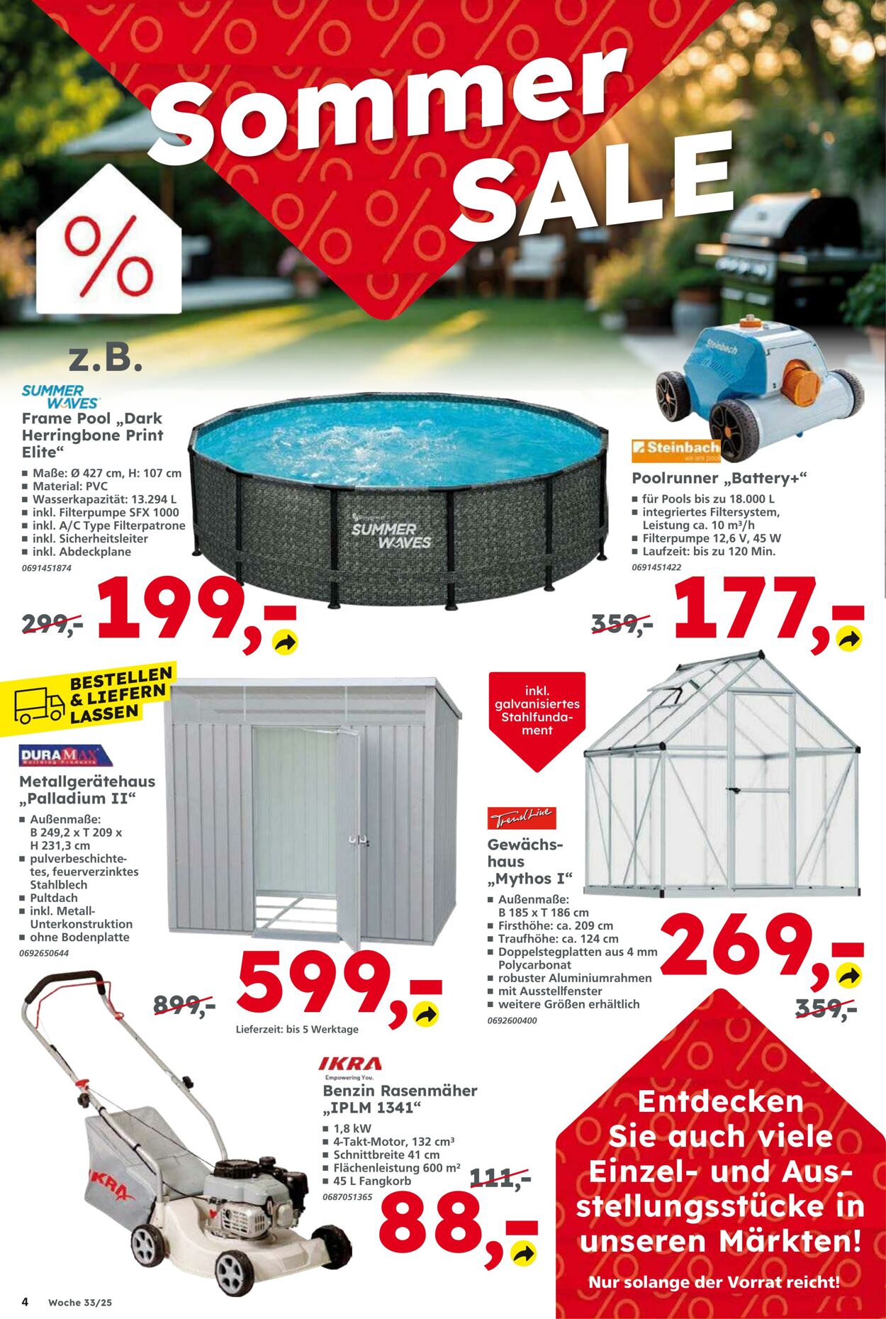 Prospekt Globus Baumarkt 10.08.2025 - 16.08.2025