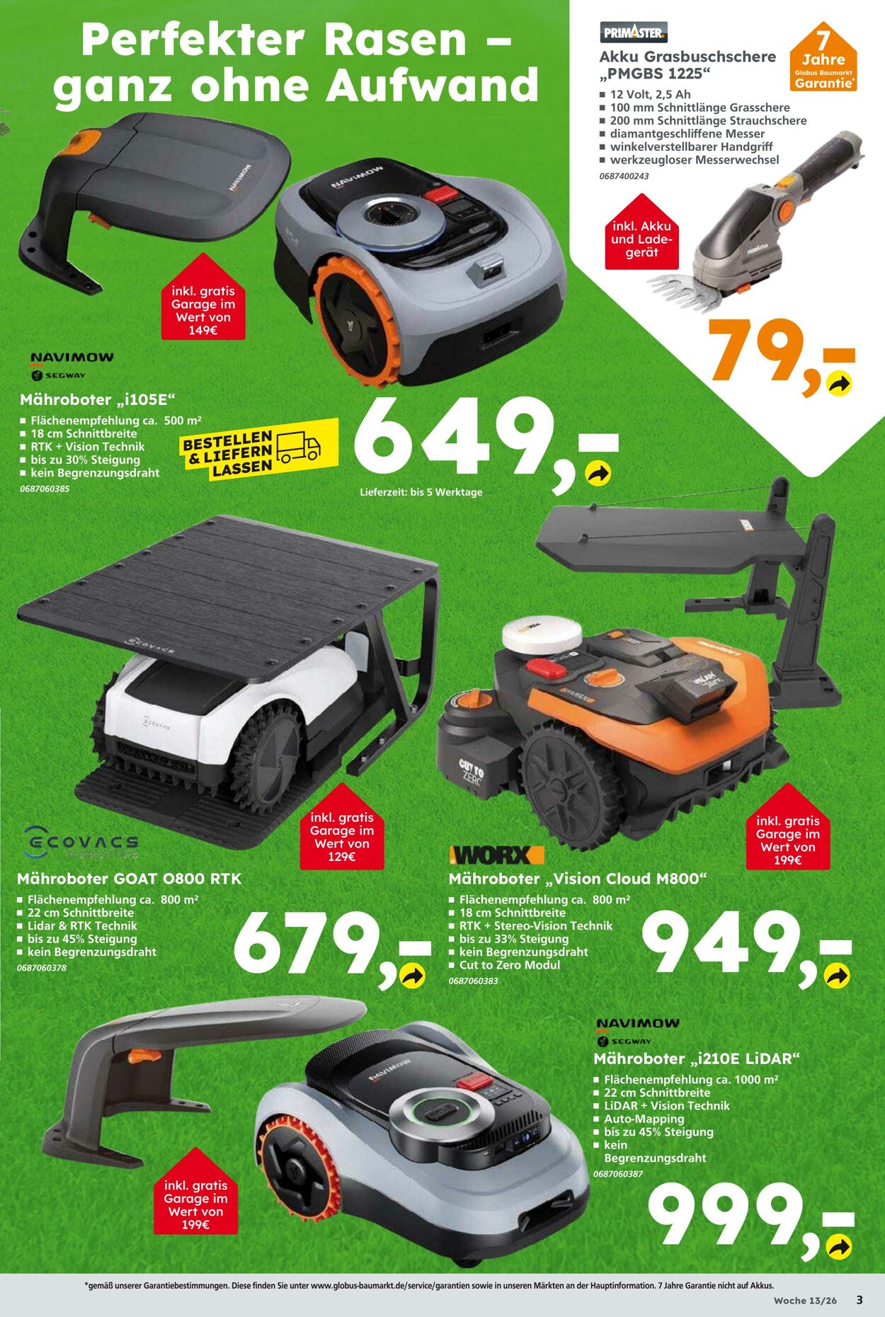Prospekt Globus Baumarkt 22.03.2026 - 28.03.2026