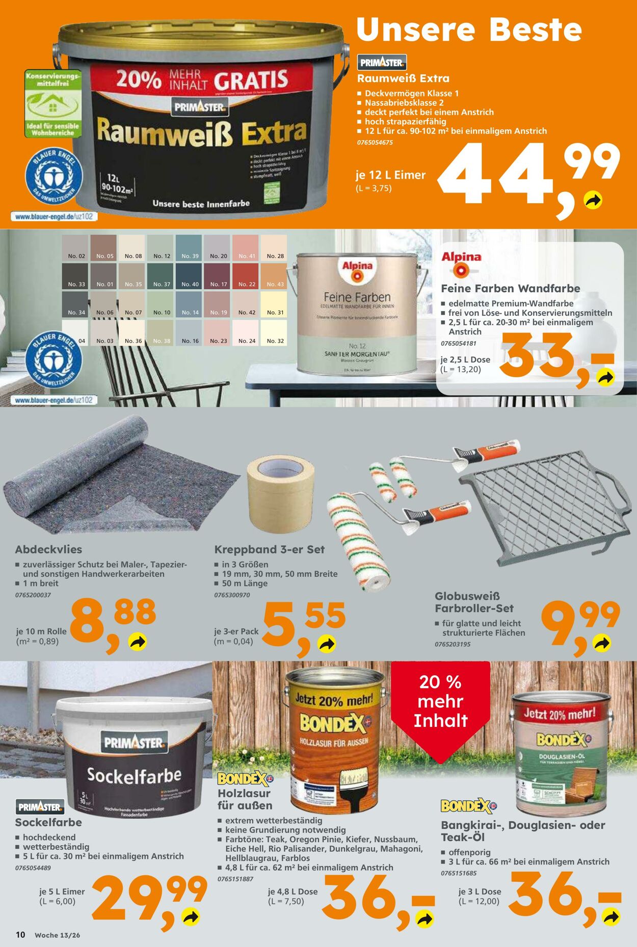 Prospekt Globus Baumarkt 22.03.2026 - 28.03.2026