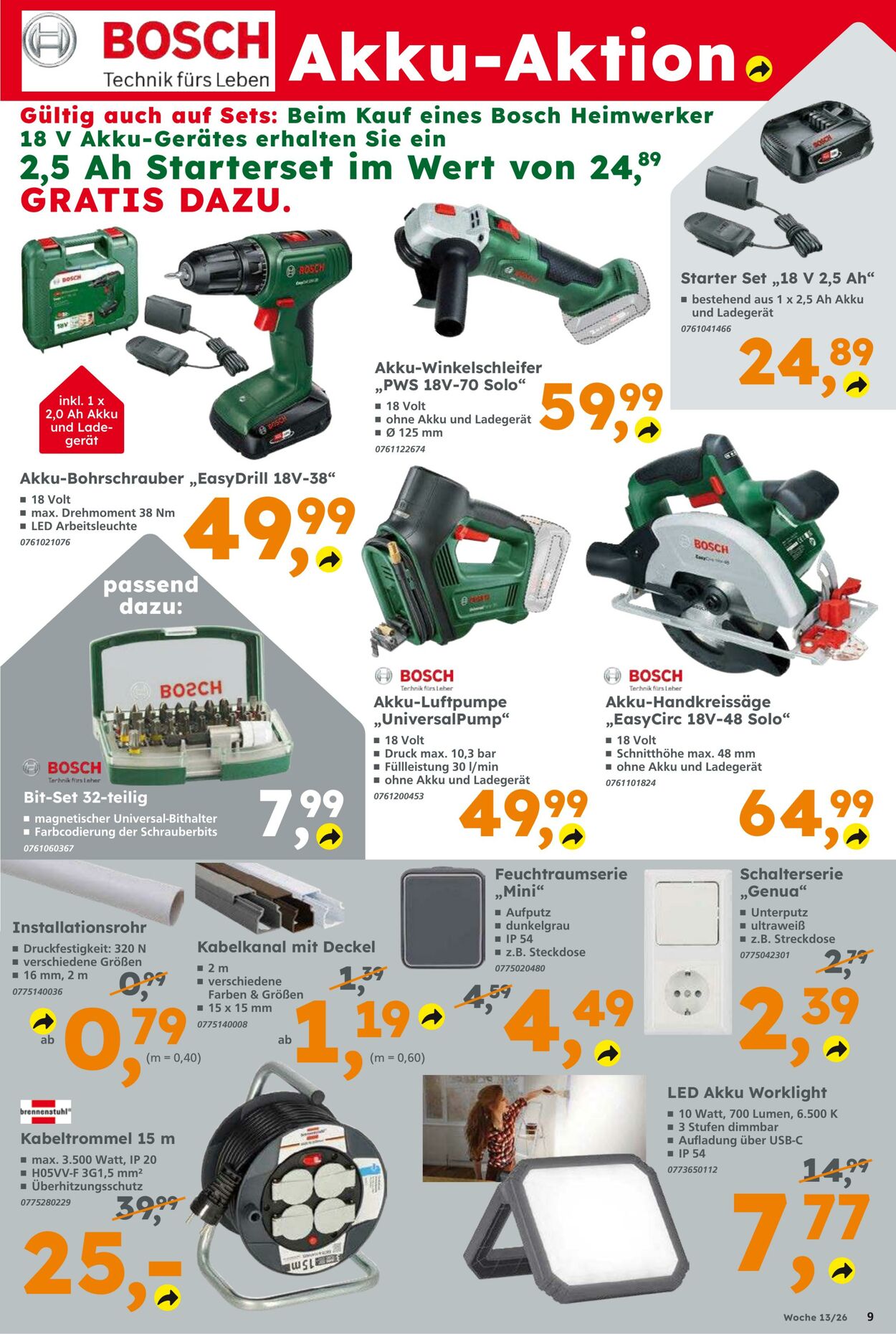 Prospekt Globus Baumarkt 22.03.2026 - 28.03.2026