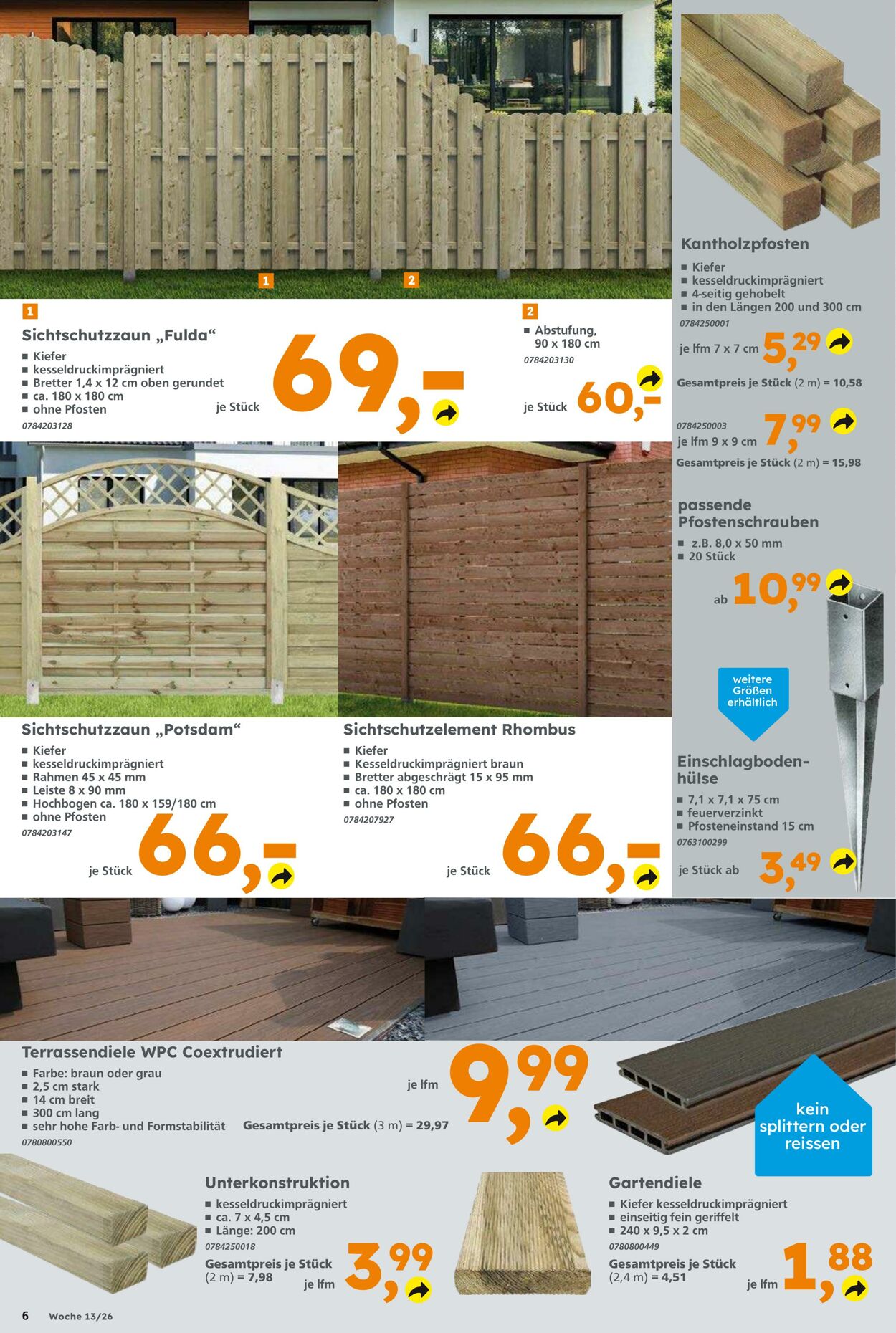 Prospekt Globus Baumarkt 22.03.2026 - 28.03.2026