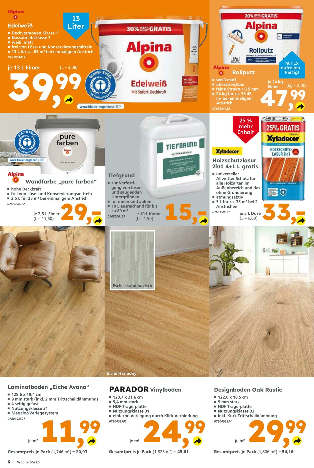 Prospekt Globus Baumarkt 24.08.2025 - 30.08.2025