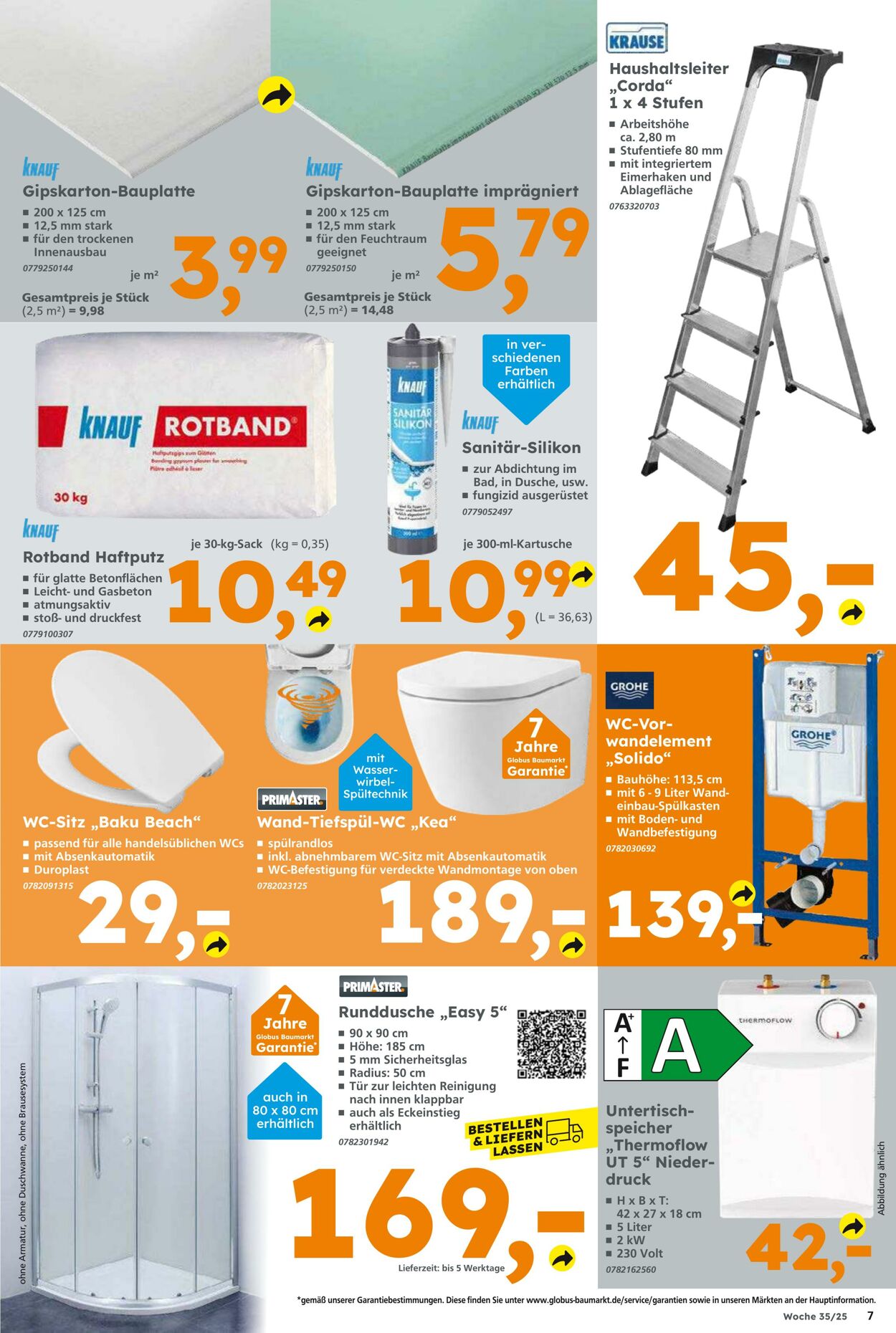 Prospekt Globus Baumarkt 24.08.2025 - 30.08.2025