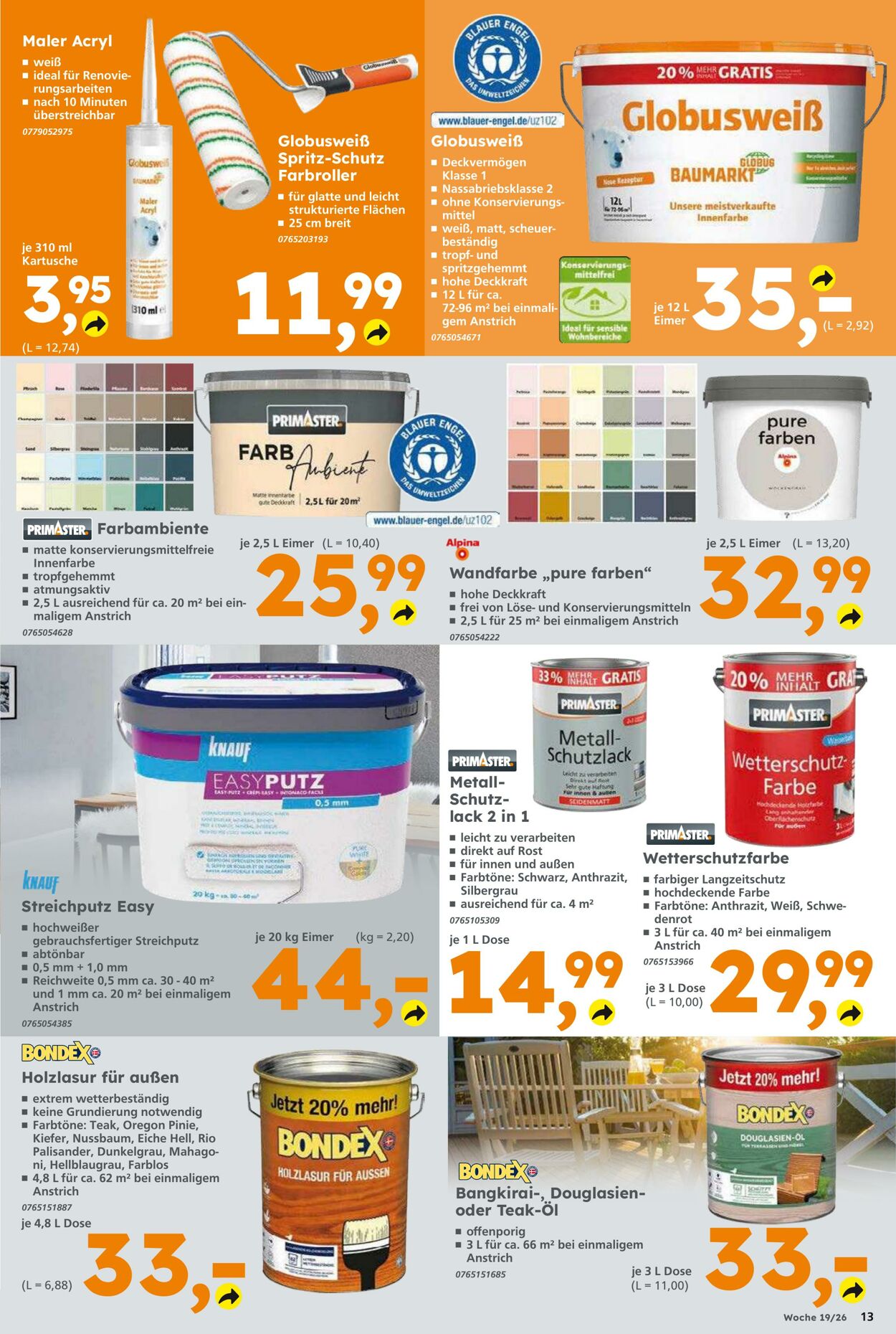 Prospekt Globus Baumarkt 03.05.2026 - 09.05.2026