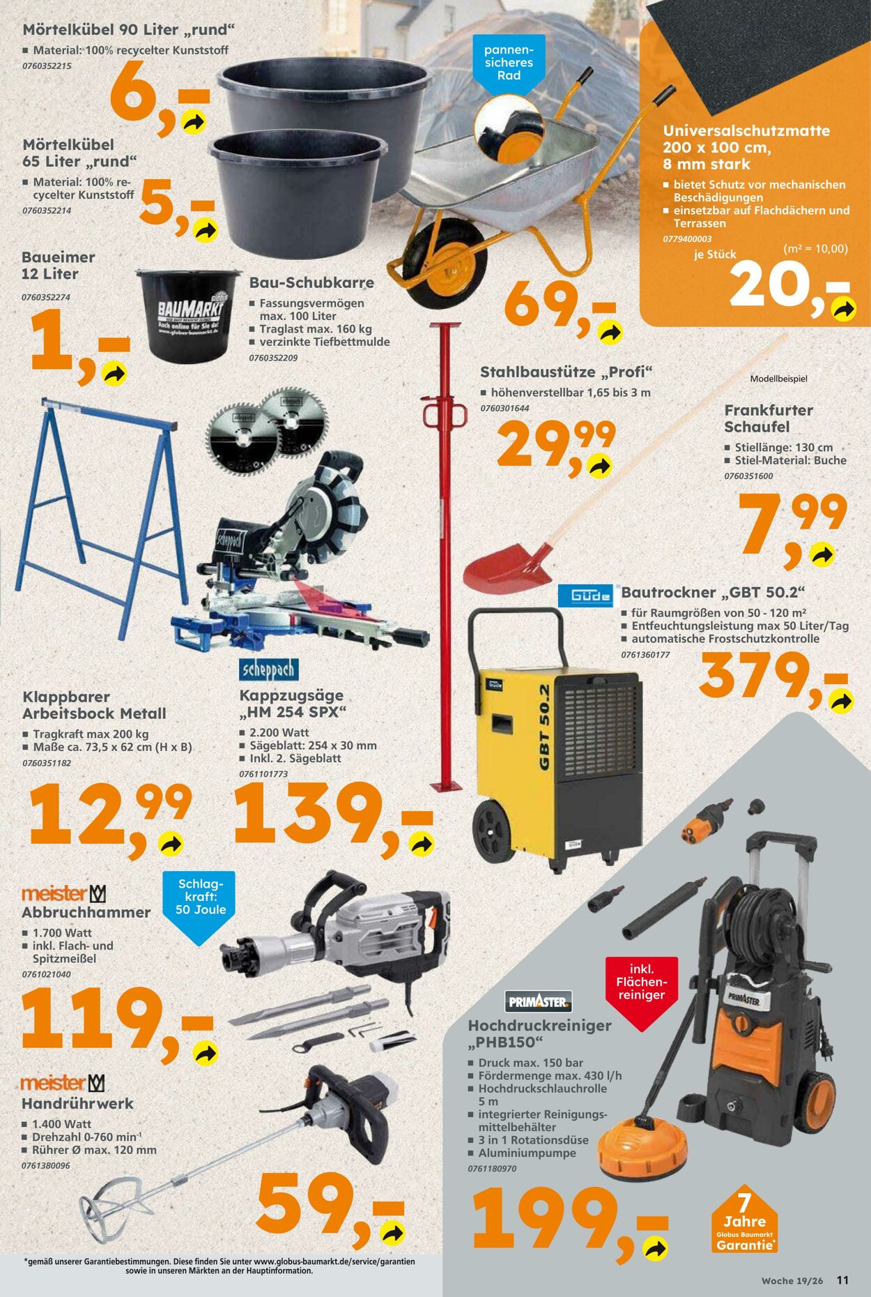 Prospekt Globus Baumarkt 03.05.2026 - 09.05.2026