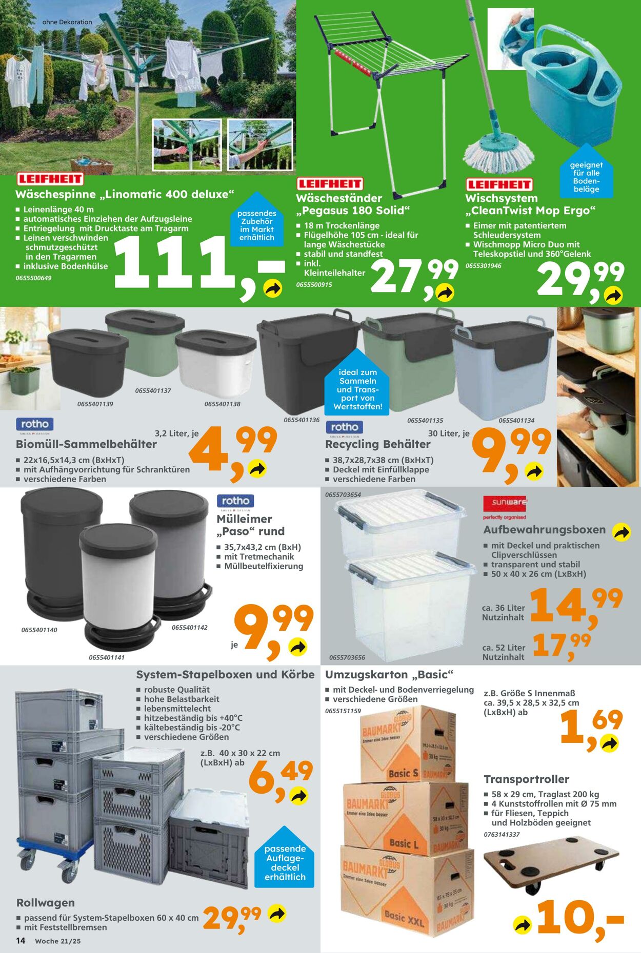 Prospekt Globus Baumarkt 18.05.2025 - 24.05.2025