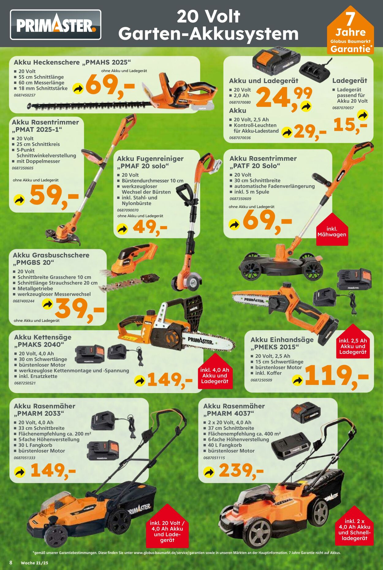 Prospekt Globus Baumarkt 18.05.2025 - 24.05.2025