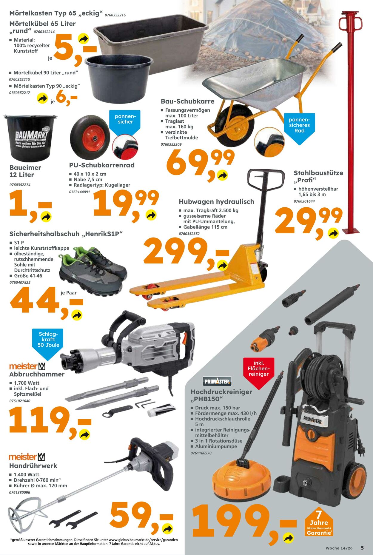 Prospekt Globus Baumarkt 29.03.2026 - 04.04.2026