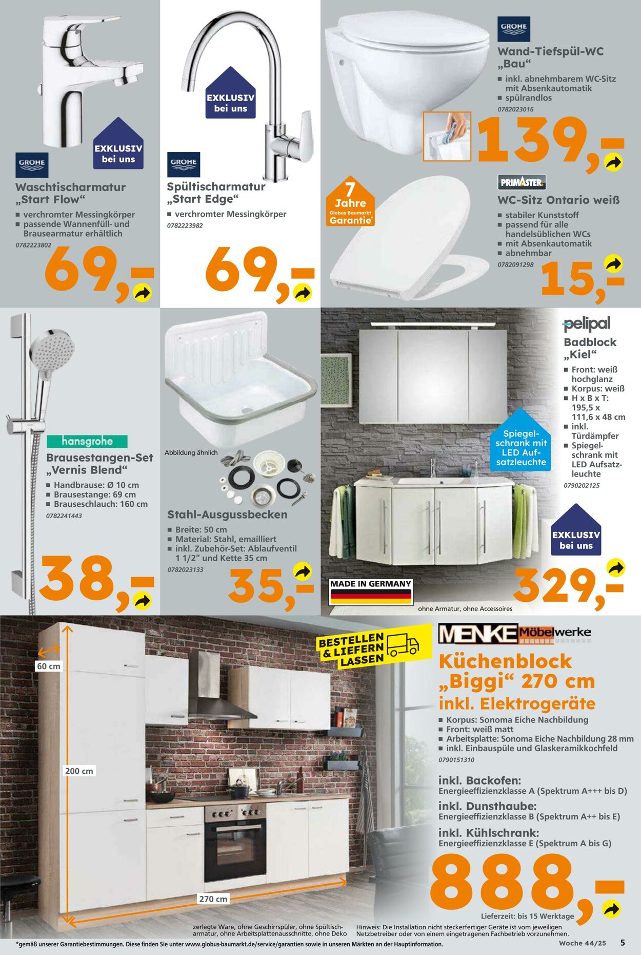 Prospekt Globus Baumarkt 26.10.2025 - 01.11.2025