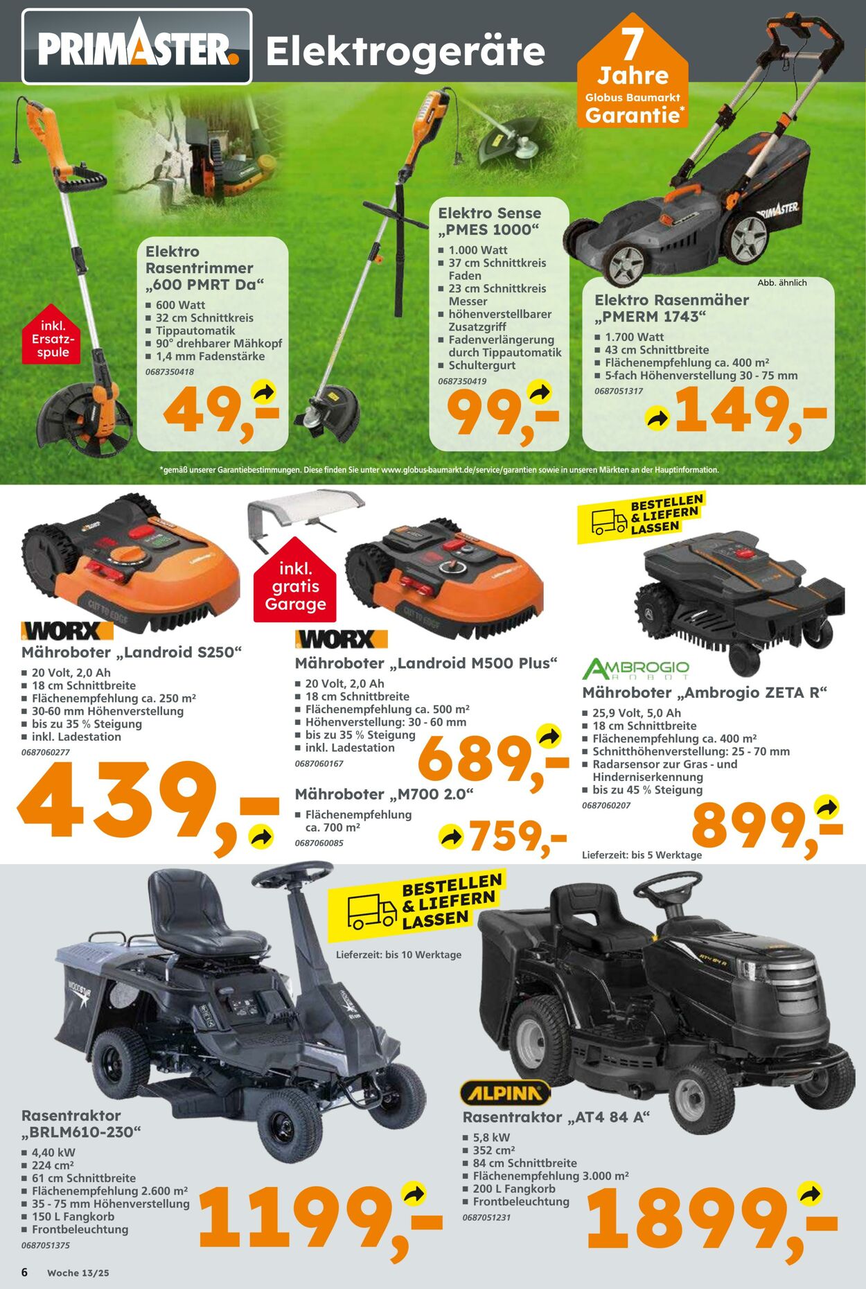 Prospekt Globus Baumarkt 23.03.2025 - 29.03.2025