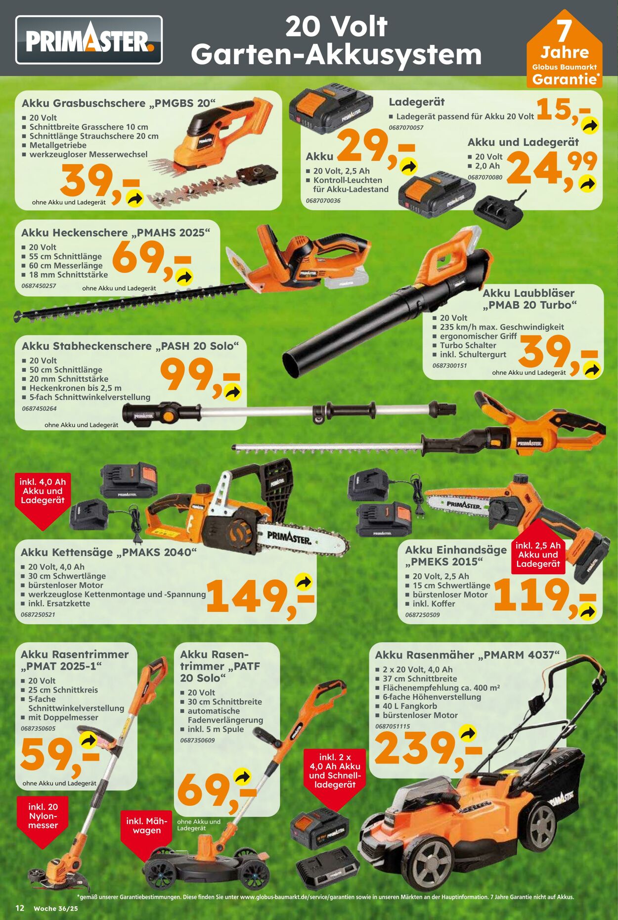 Prospekt Globus Baumarkt 31.08.2025 - 06.09.2025