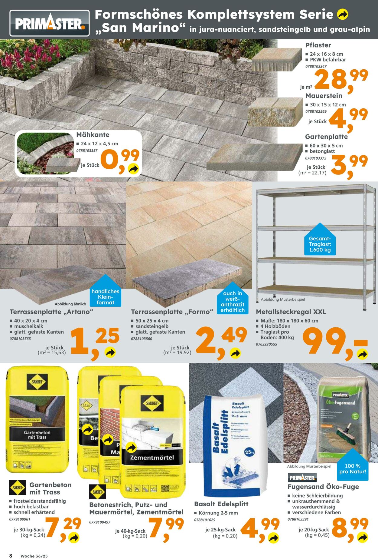 Prospekt Globus Baumarkt 31.08.2025 - 06.09.2025