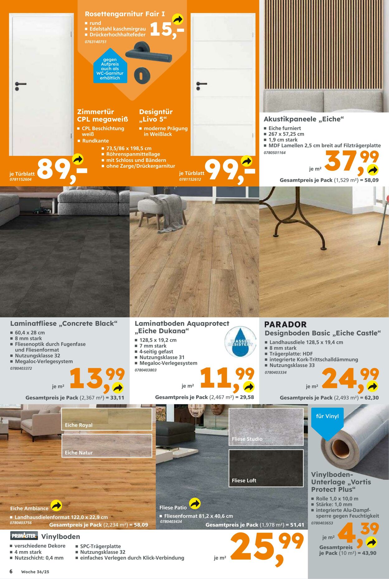 Prospekt Globus Baumarkt 31.08.2025 - 06.09.2025