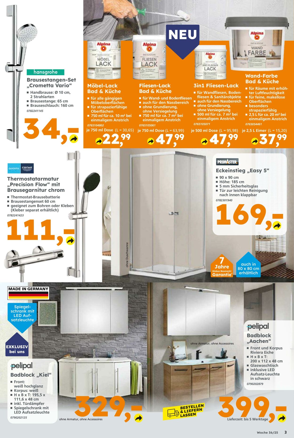 Prospekt Globus Baumarkt 31.08.2025 - 06.09.2025