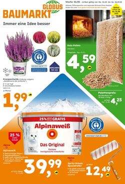 Prospekt Globus Baumarkt 31.08.2025 - 06.09.2025