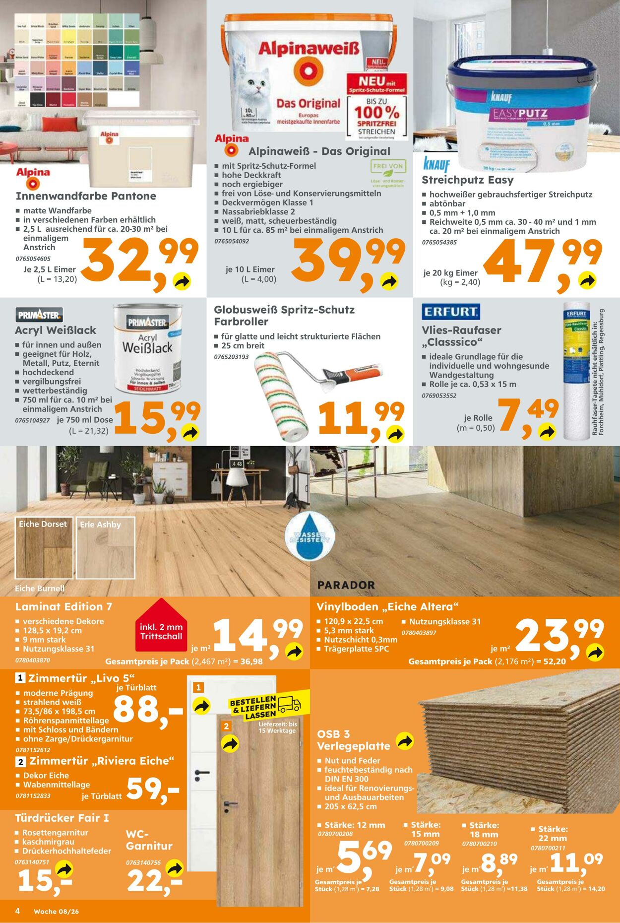Prospekt Globus Baumarkt 15.02.2026 - 21.02.2026