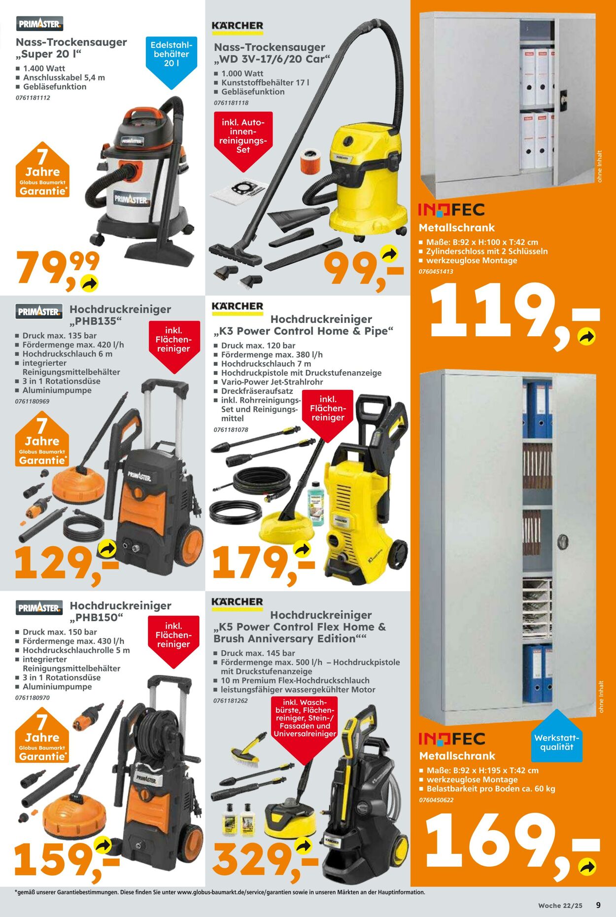 Prospekt Globus Baumarkt 25.05.2025 - 31.05.2025