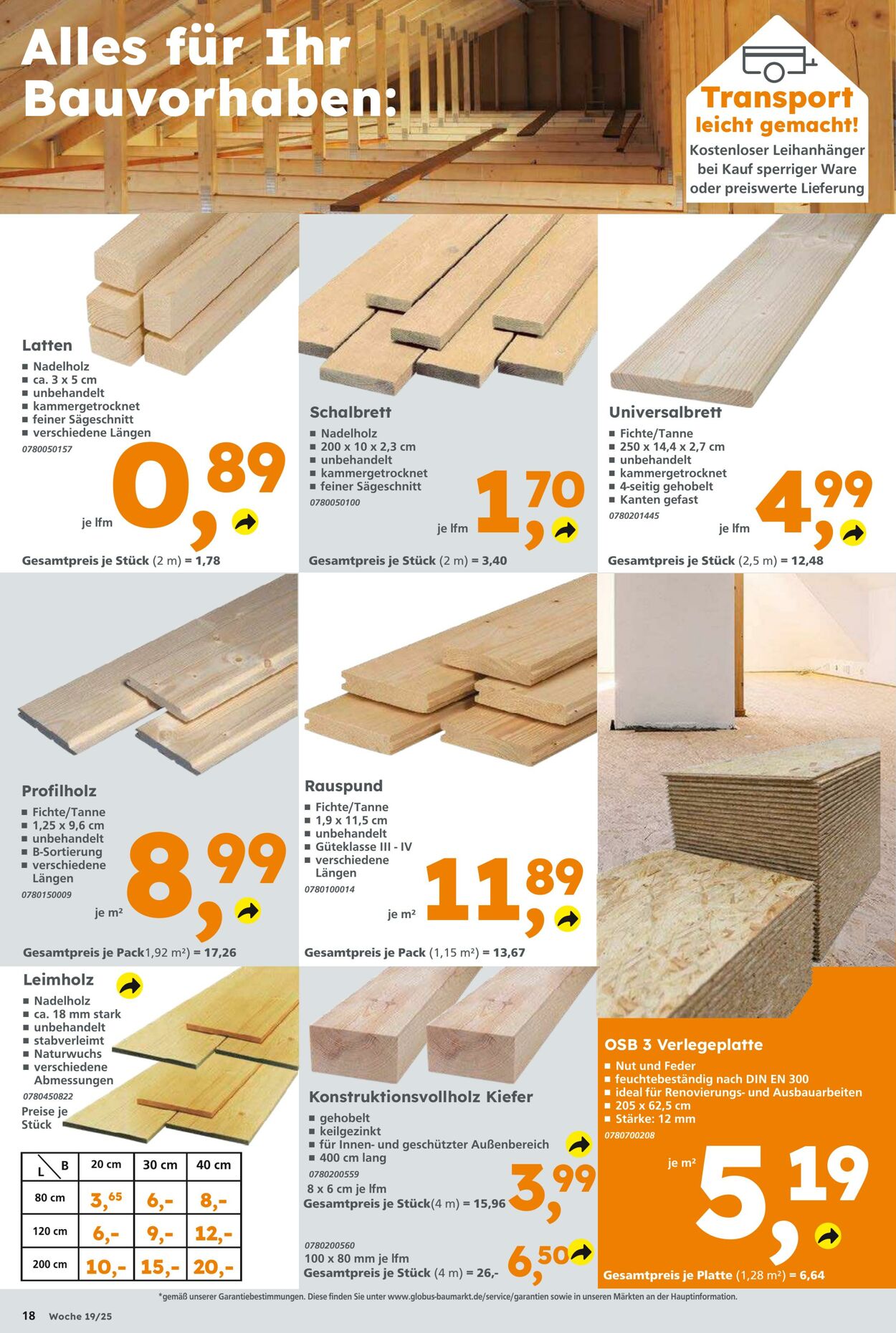 Prospekt Globus Baumarkt 04.05.2025 - 10.05.2025