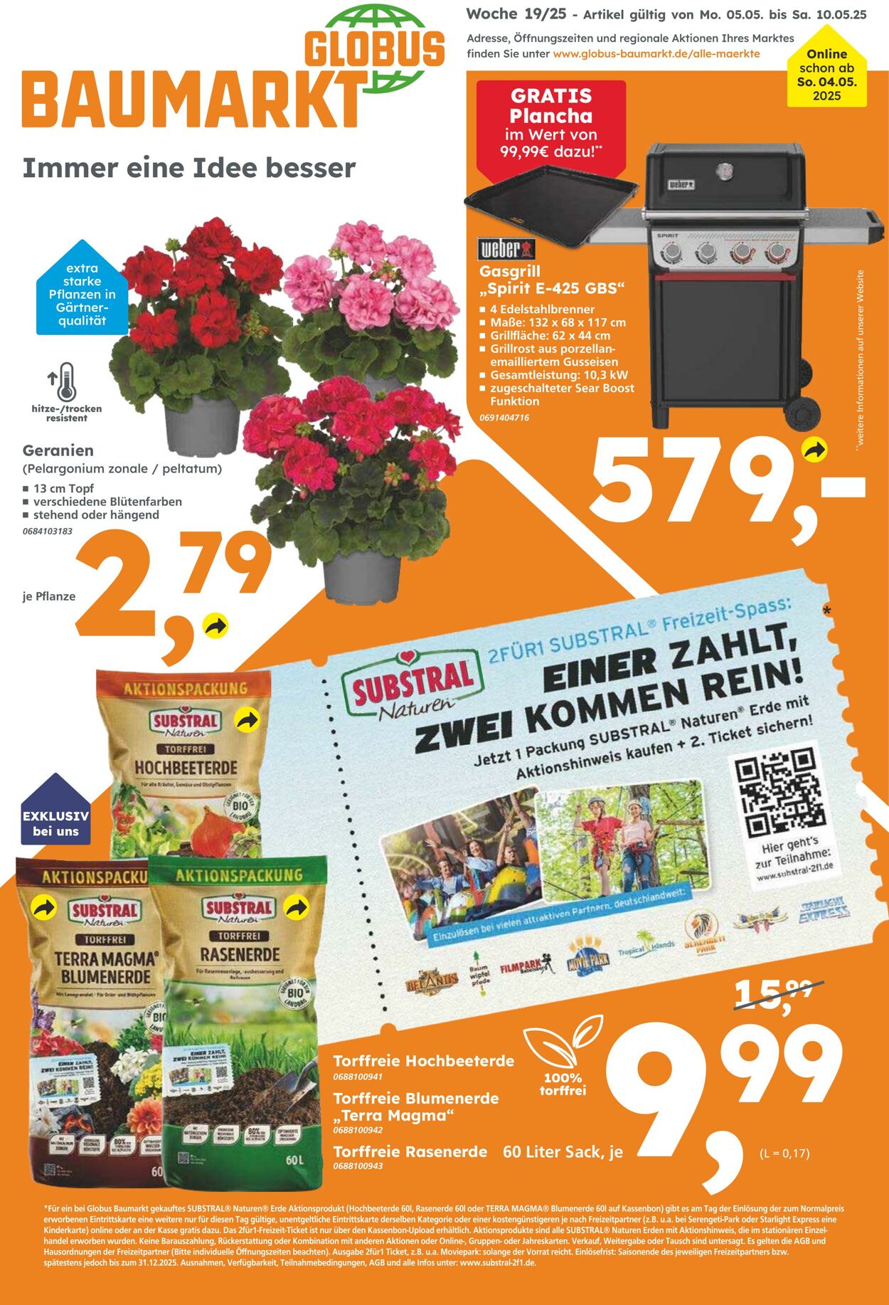 Prospekt Globus Baumarkt 04.05.2025 - 10.05.2025