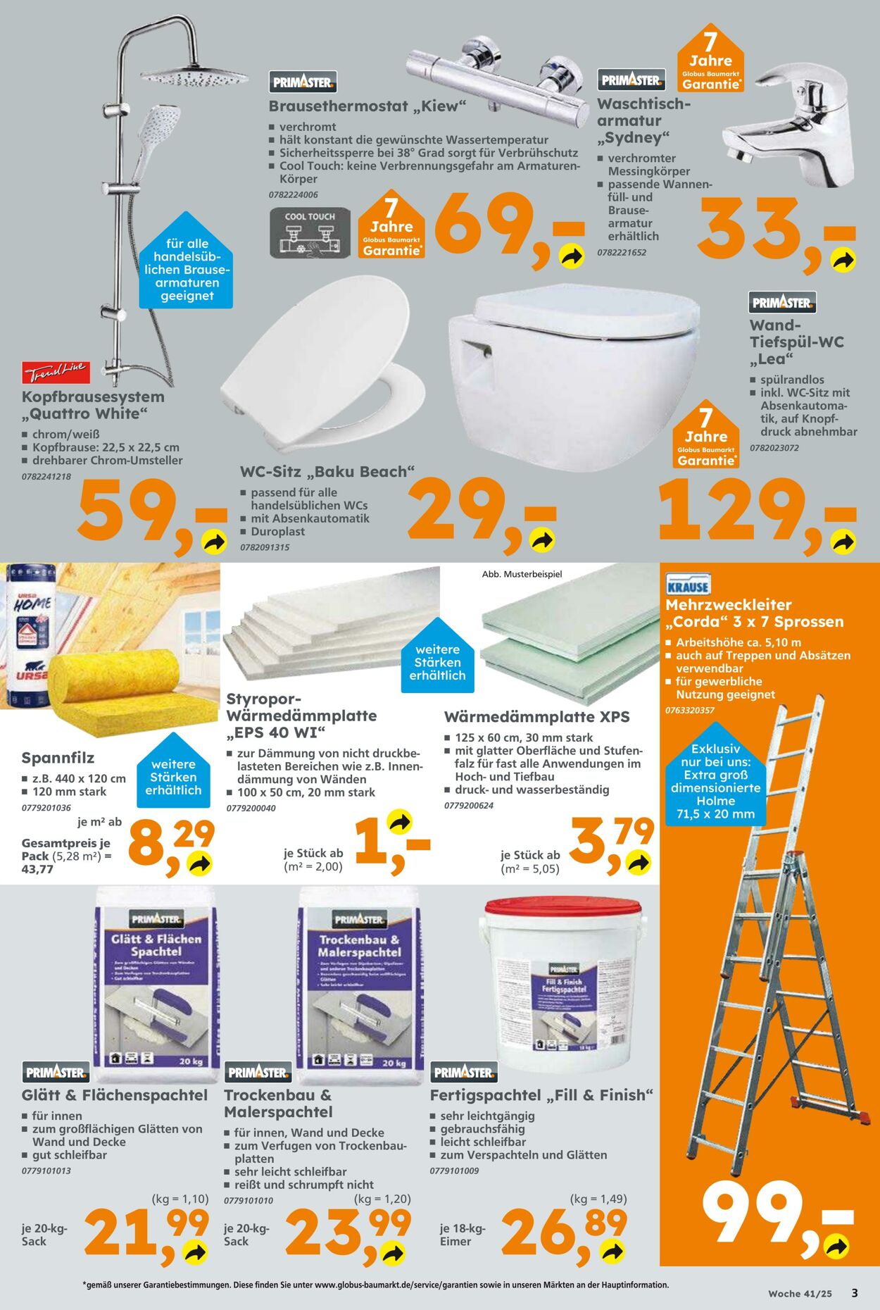 Prospekt Globus Baumarkt 05.10.2025 - 11.10.2025