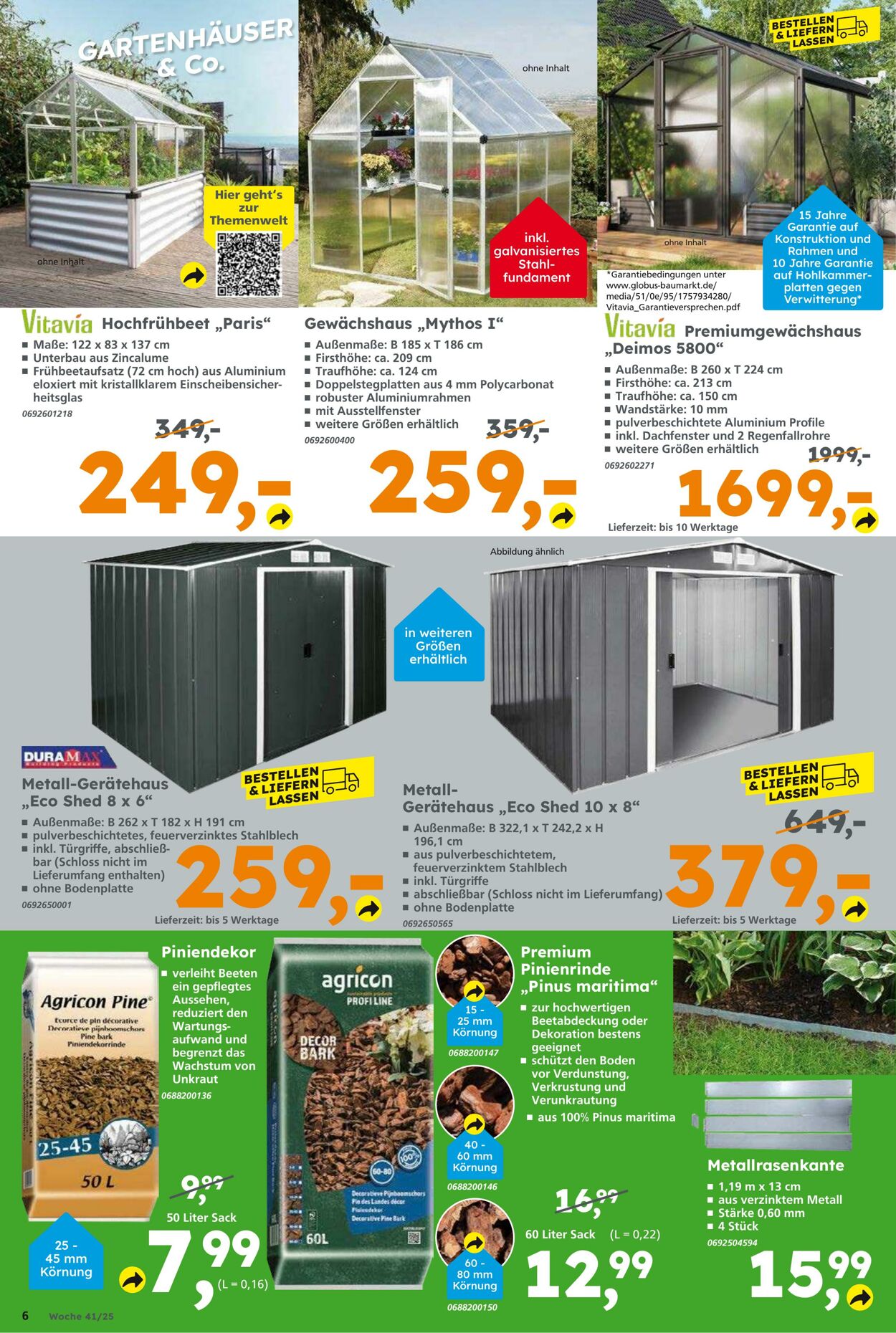 Prospekt Globus Baumarkt 05.10.2025 - 11.10.2025