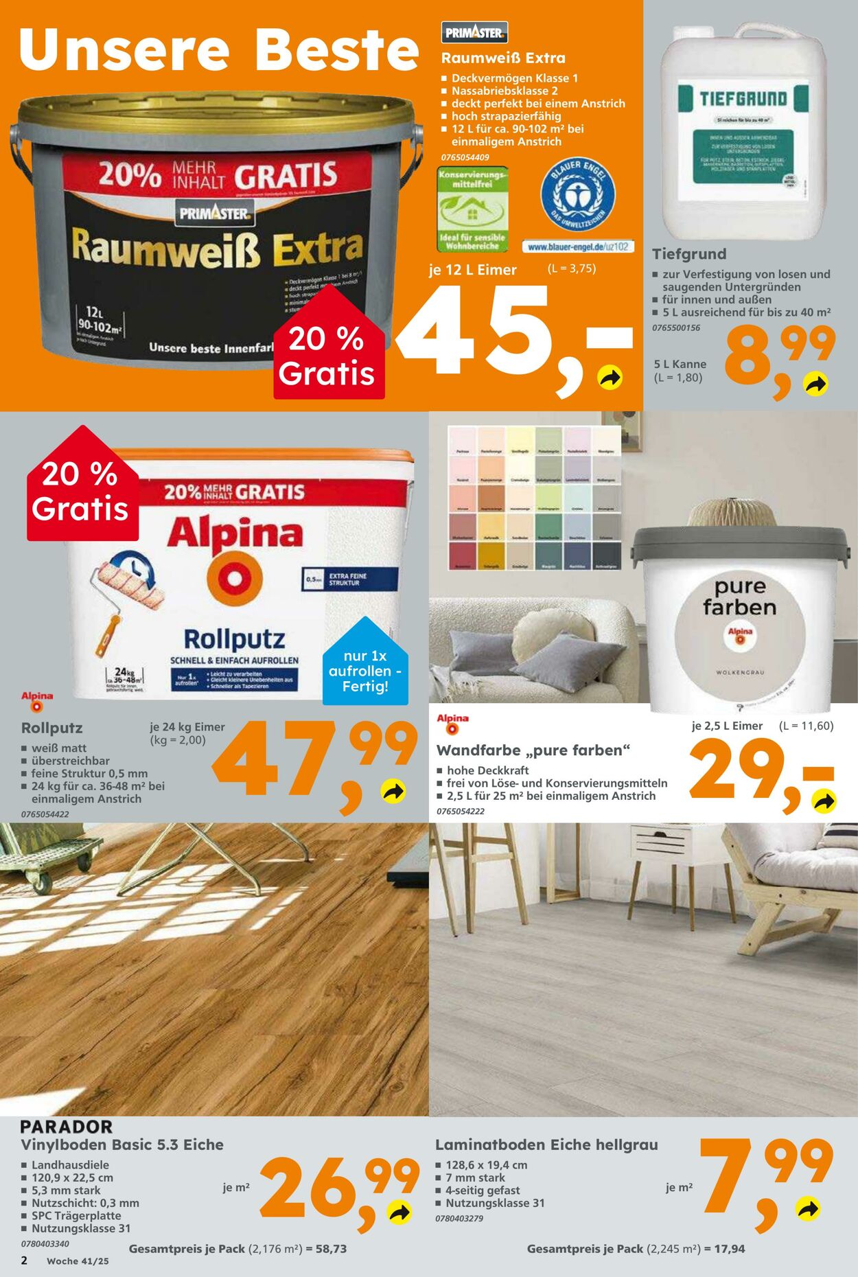 Prospekt Globus Baumarkt 05.10.2025 - 11.10.2025