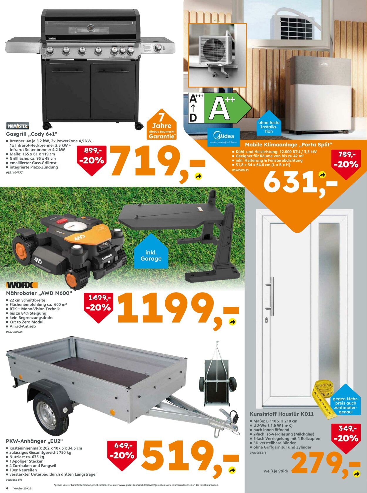 Prospekt Globus Baumarkt 15.05.2026 - 16.05.2026