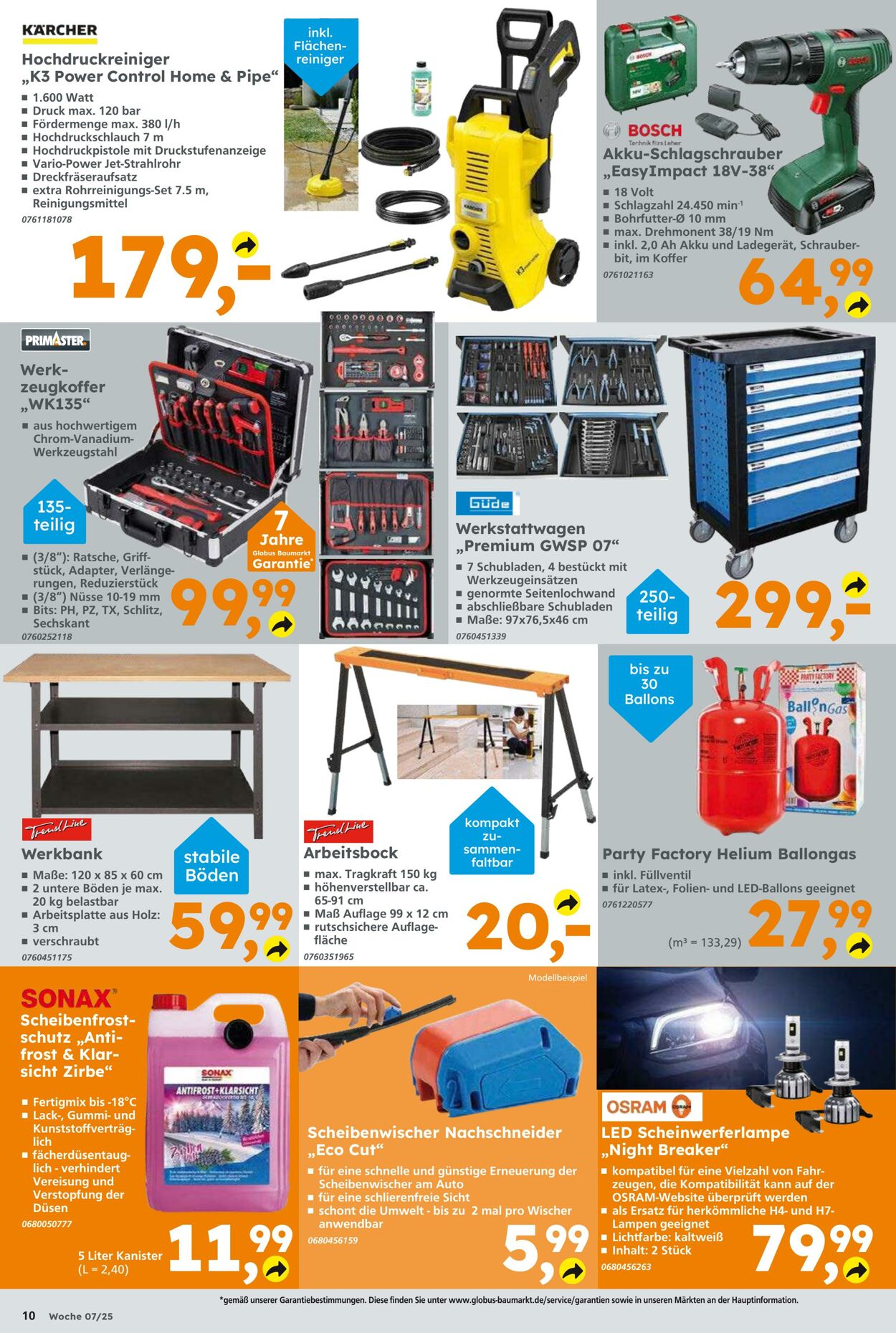 Prospekt Globus Baumarkt 09.02.2025 - 15.02.2025