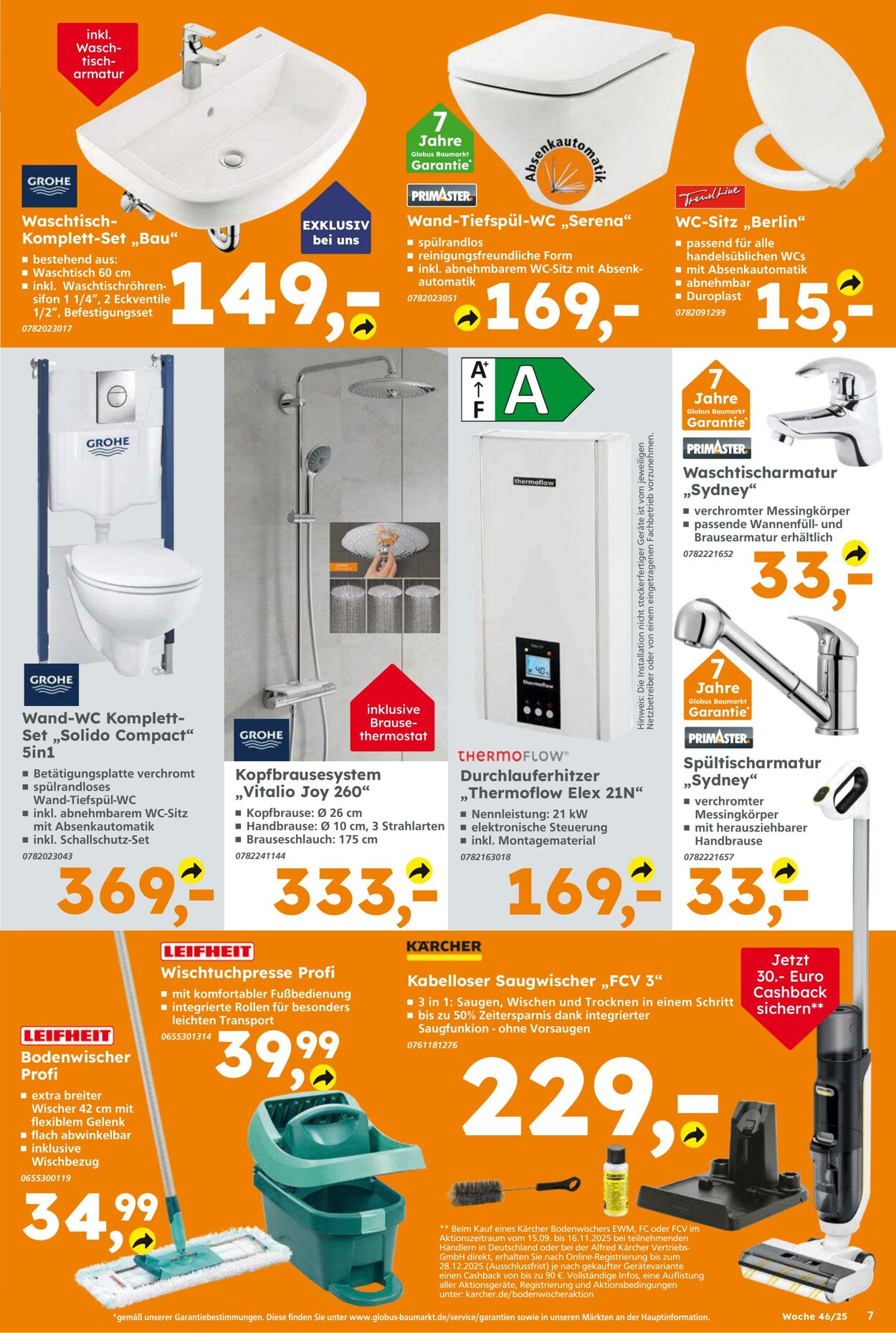 Prospekt Globus Baumarkt 09.11.2025 - 15.11.2025
