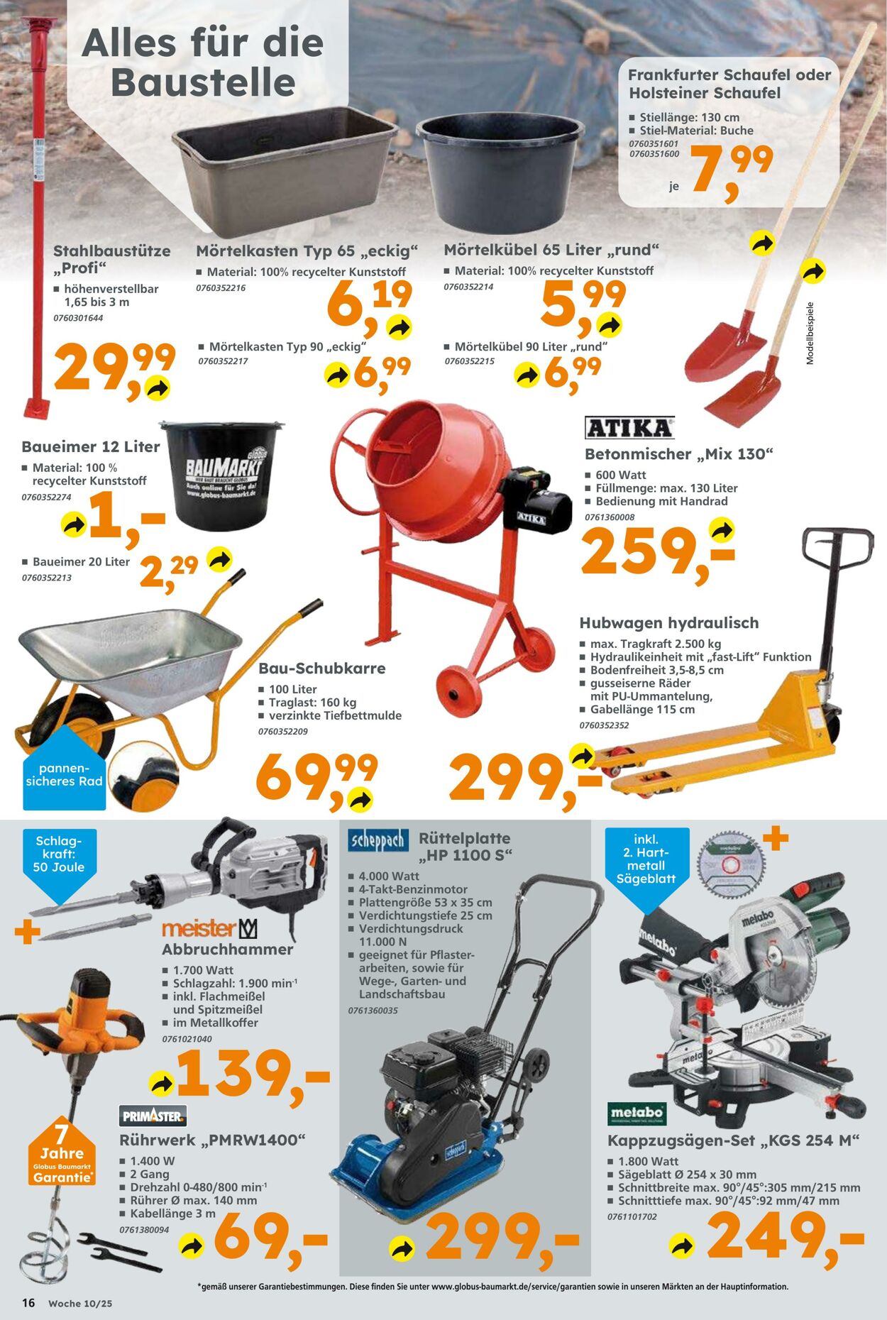 Prospekt Globus Baumarkt 02.03.2025 - 08.03.2025