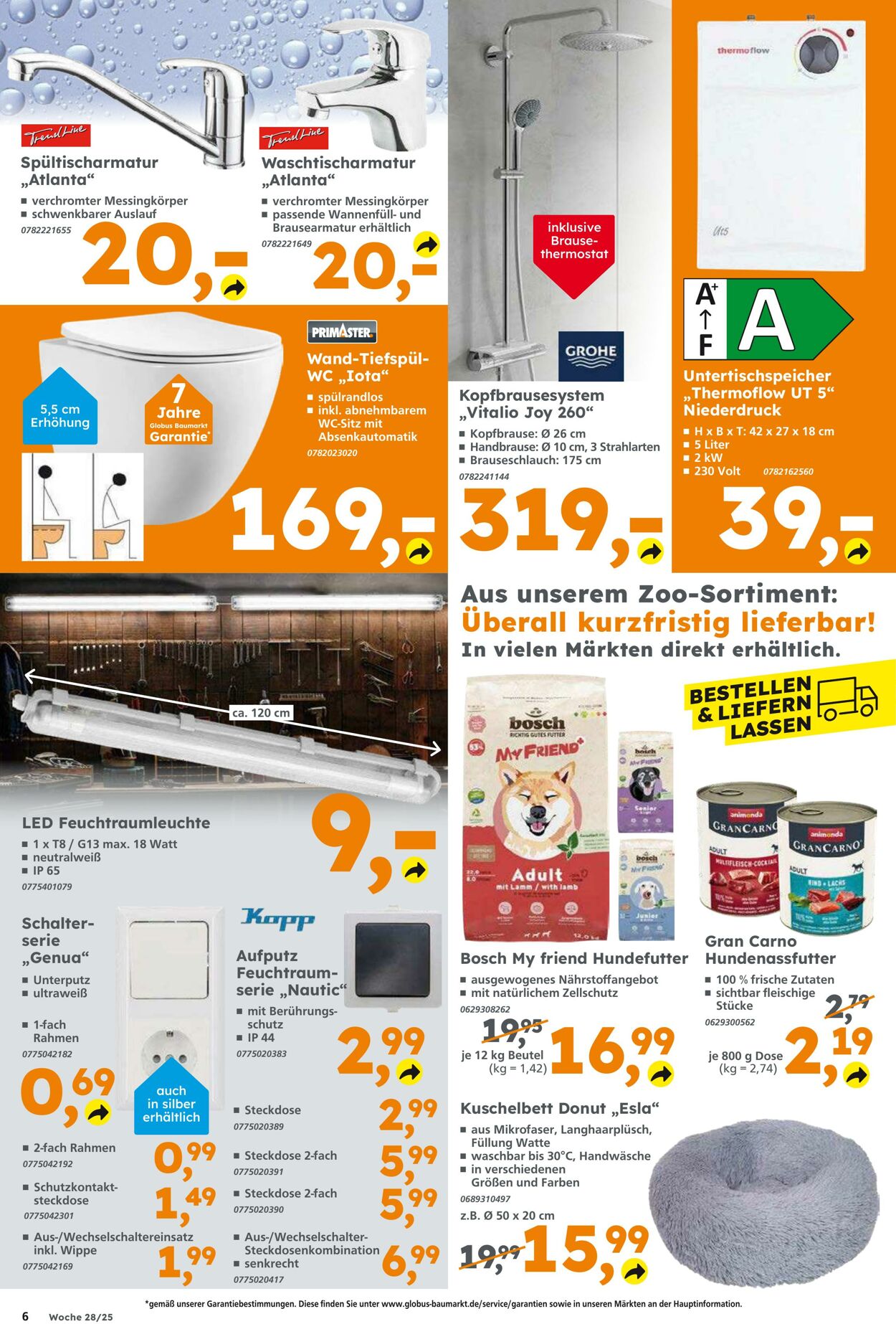 Prospekt Globus Baumarkt 06.07.2025 - 12.07.2025