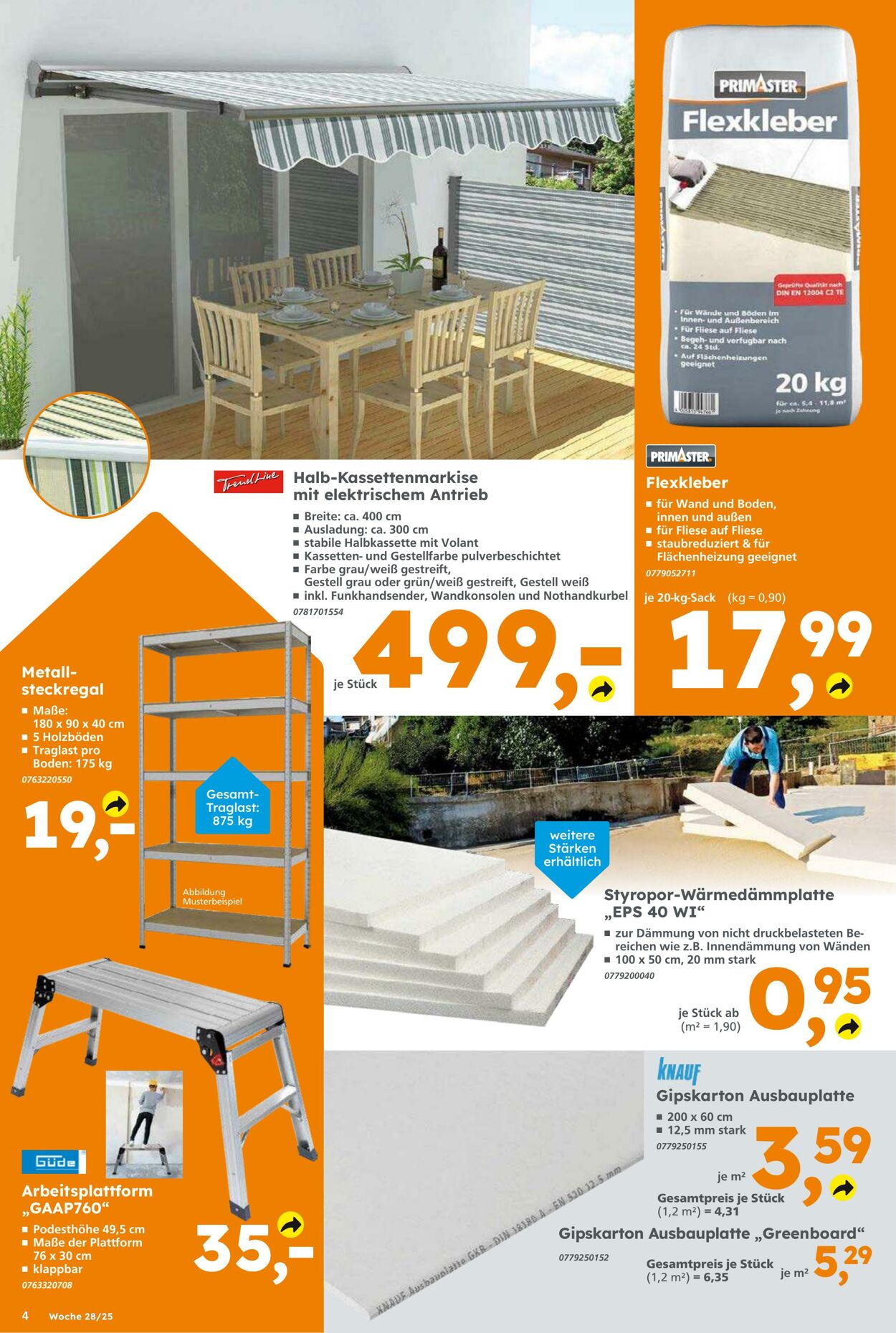 Prospekt Globus Baumarkt 06.07.2025 - 12.07.2025