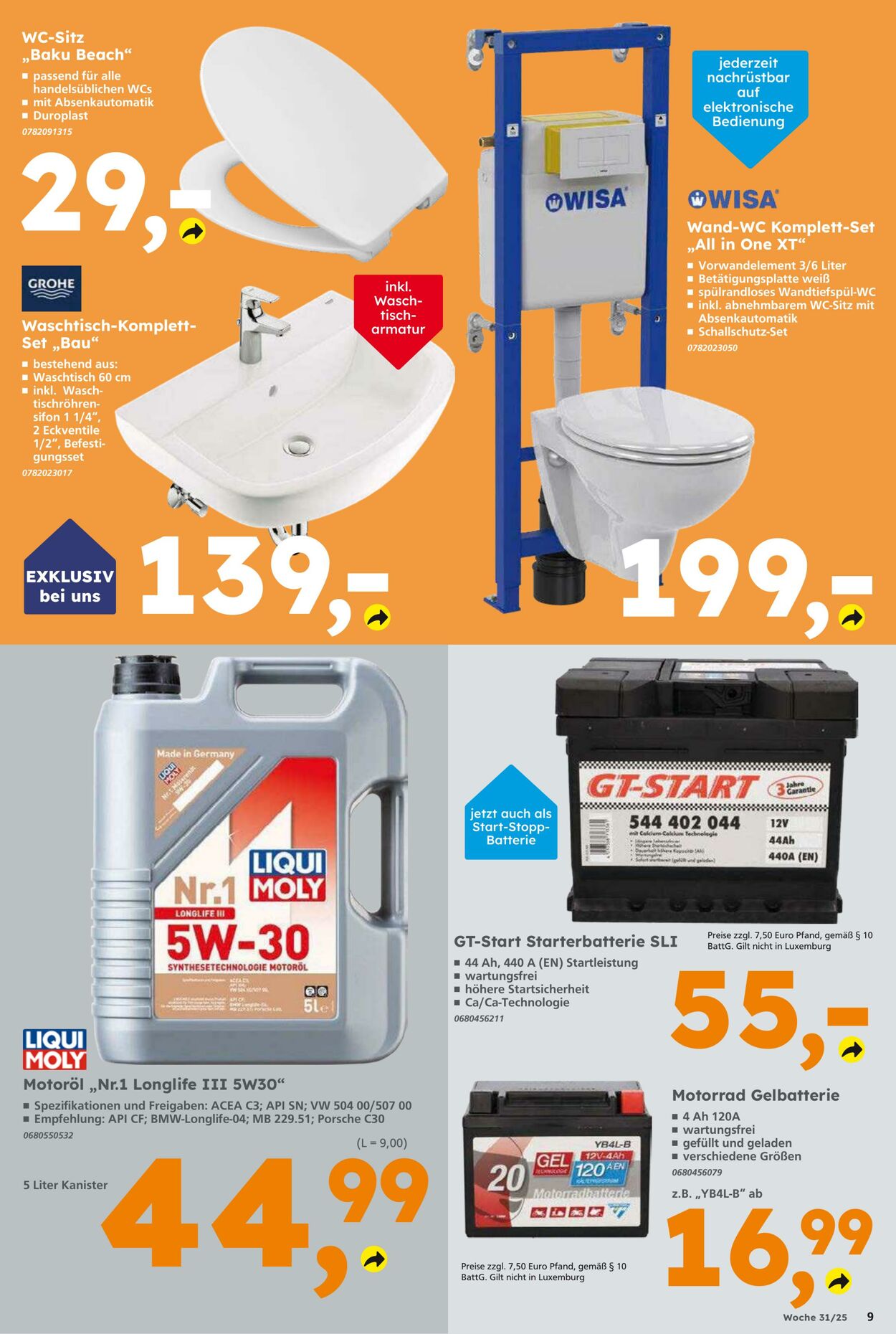 Prospekt Globus Baumarkt 27.07.2025 - 02.08.2025