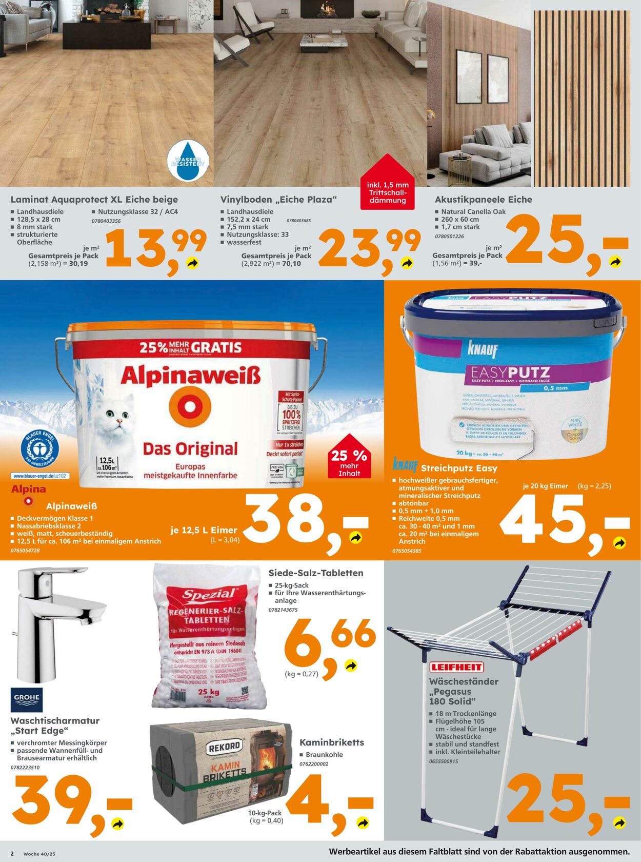 Prospekt Globus Baumarkt 28.09.2025 - 04.10.2025