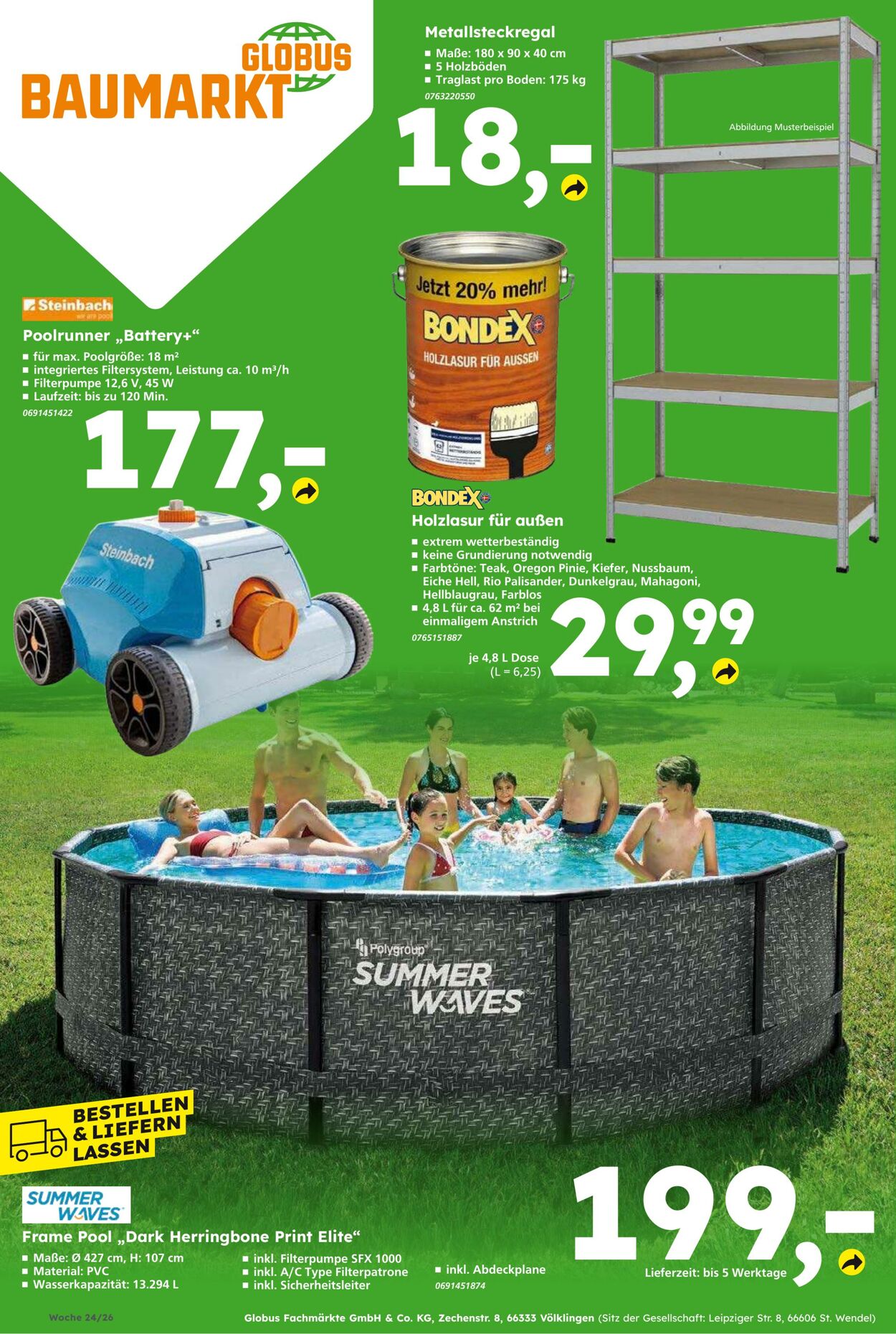 Prospekt Globus Baumarkt 07.06.2026 - 13.06.2026