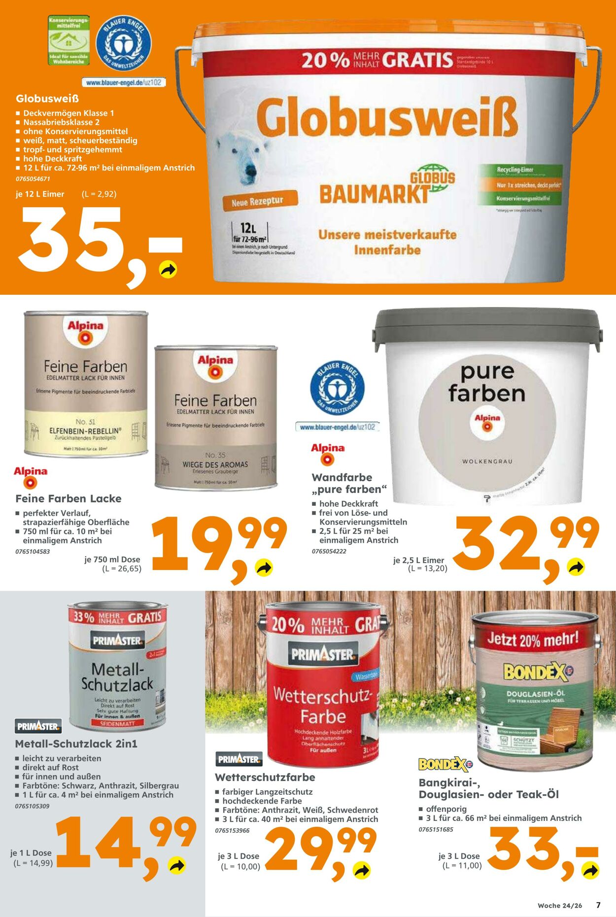 Prospekt Globus Baumarkt 07.06.2026 - 13.06.2026