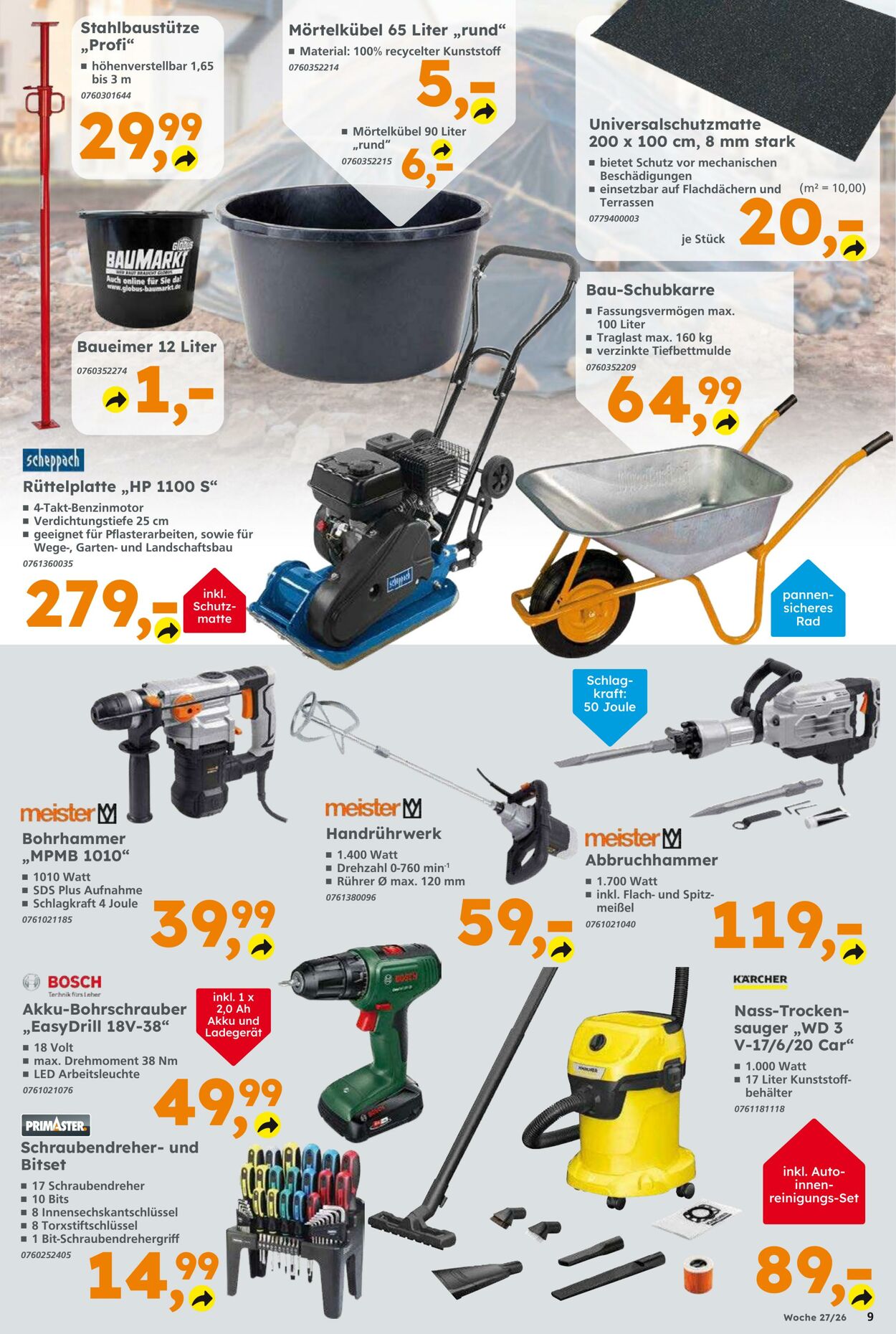 Prospekt Globus Baumarkt 28.06.2026 - 04.07.2026
