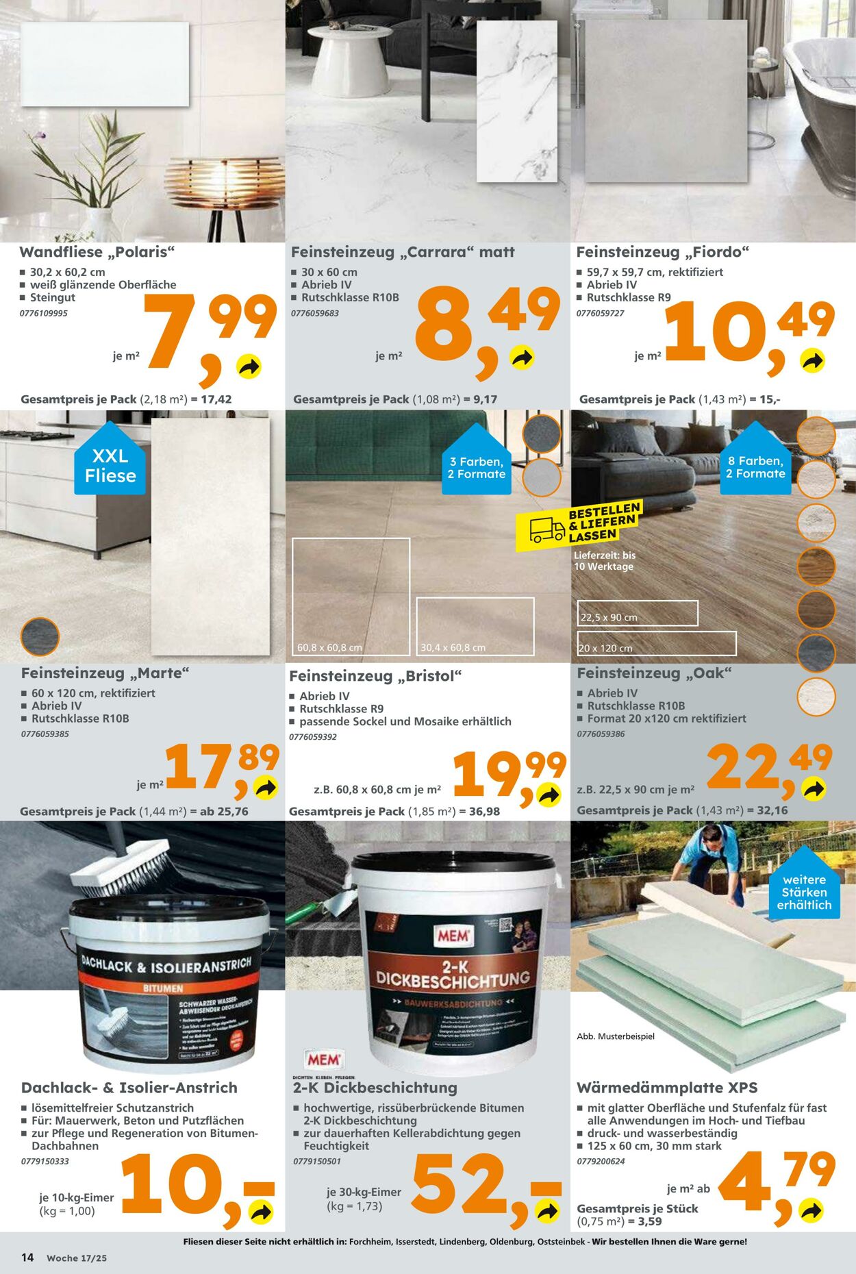 Prospekt Globus Baumarkt 20.04.2025 - 26.04.2025