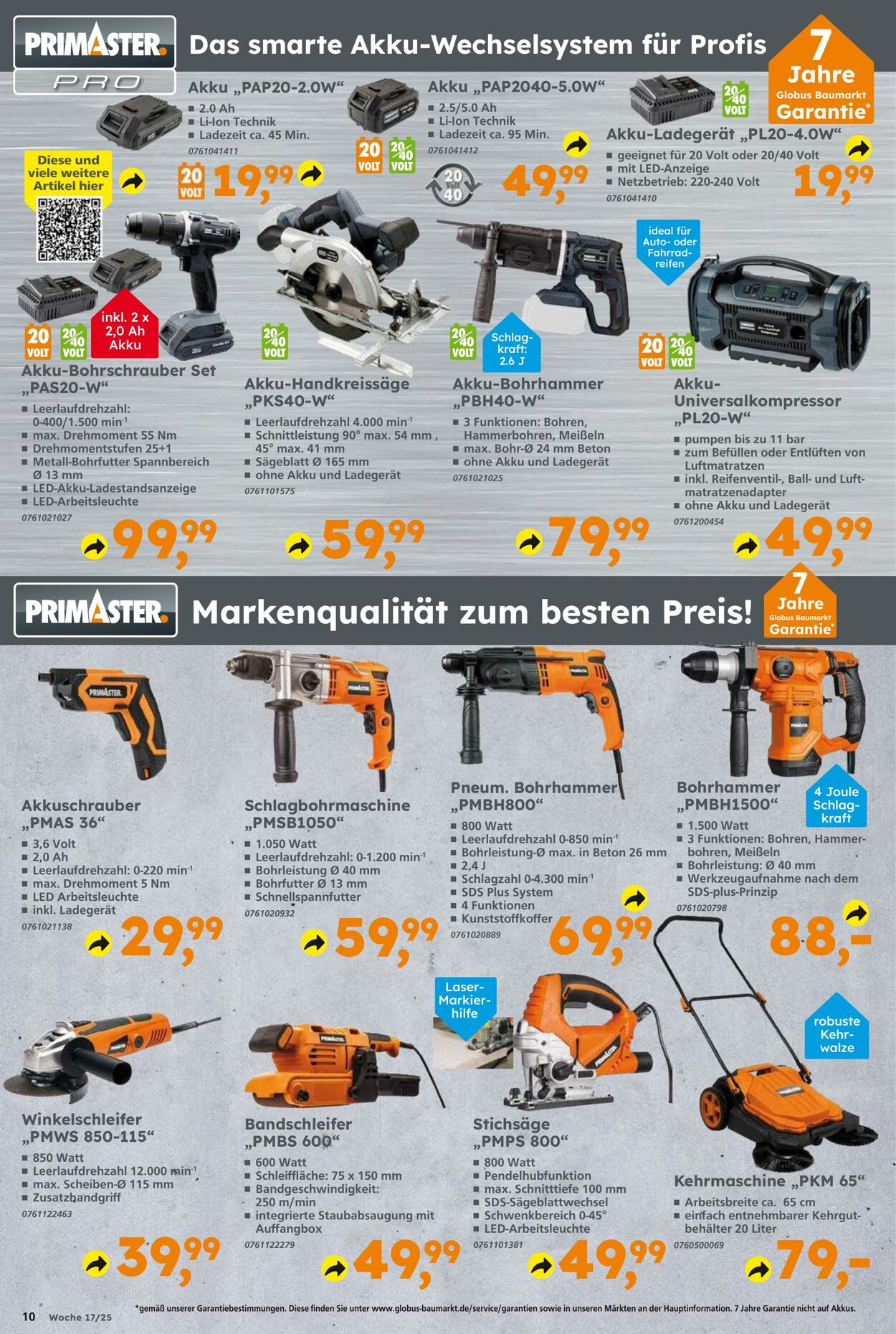 Prospekt Globus Baumarkt 20.04.2025 - 26.04.2025